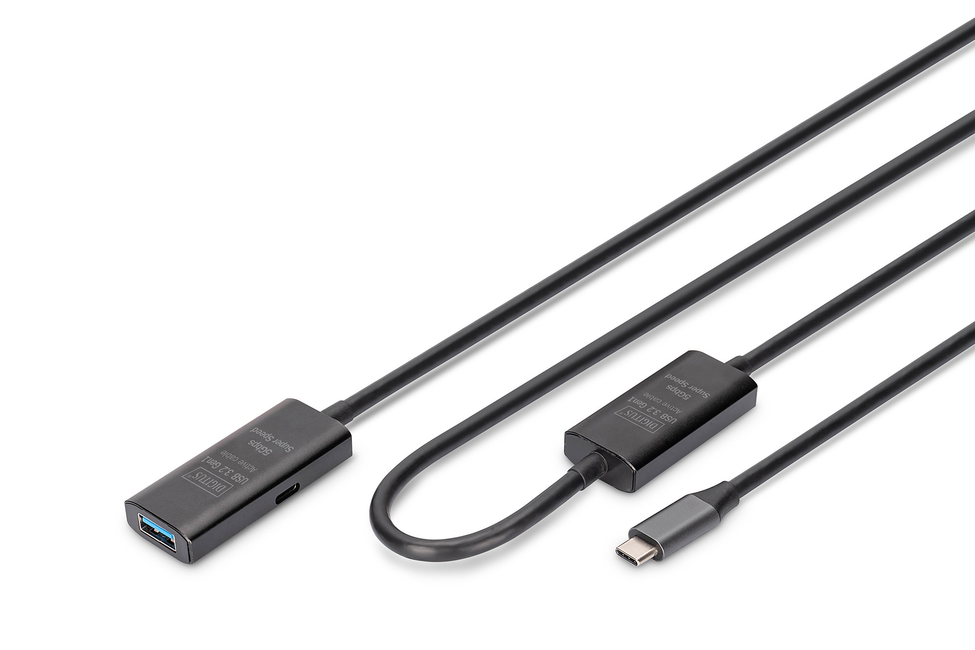 Cavo Di Prolunga Attivo Usb 3.2 Gen1 5G Usb-C - Usb-A 10 Mt