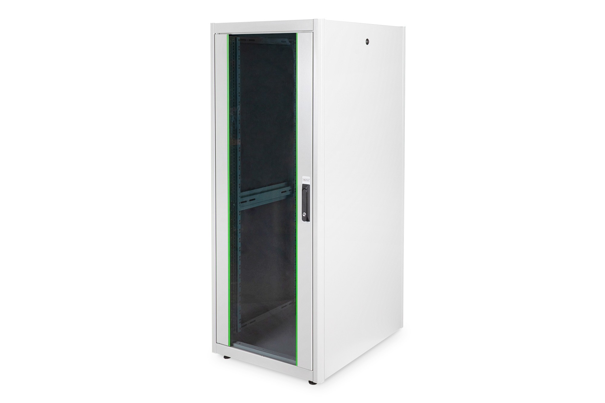 Armadio 32 Unit? 19 Per Reti E Server Misure (A)1566 X (L)600 X (P)800 Mm. Colore Grigio Chiaro
