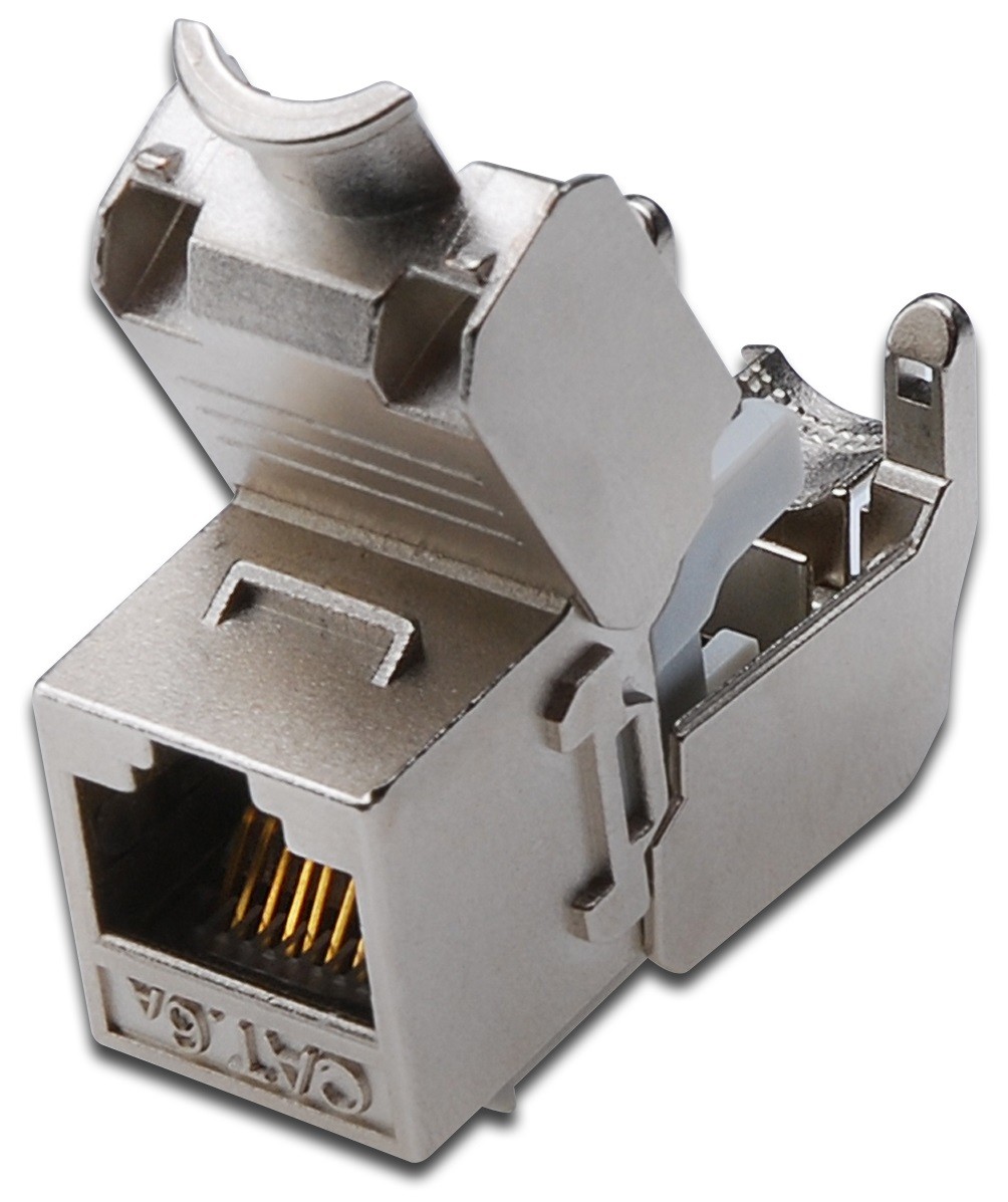 Inserto Jack Schermato Rj45 Cat 6A Toolfree