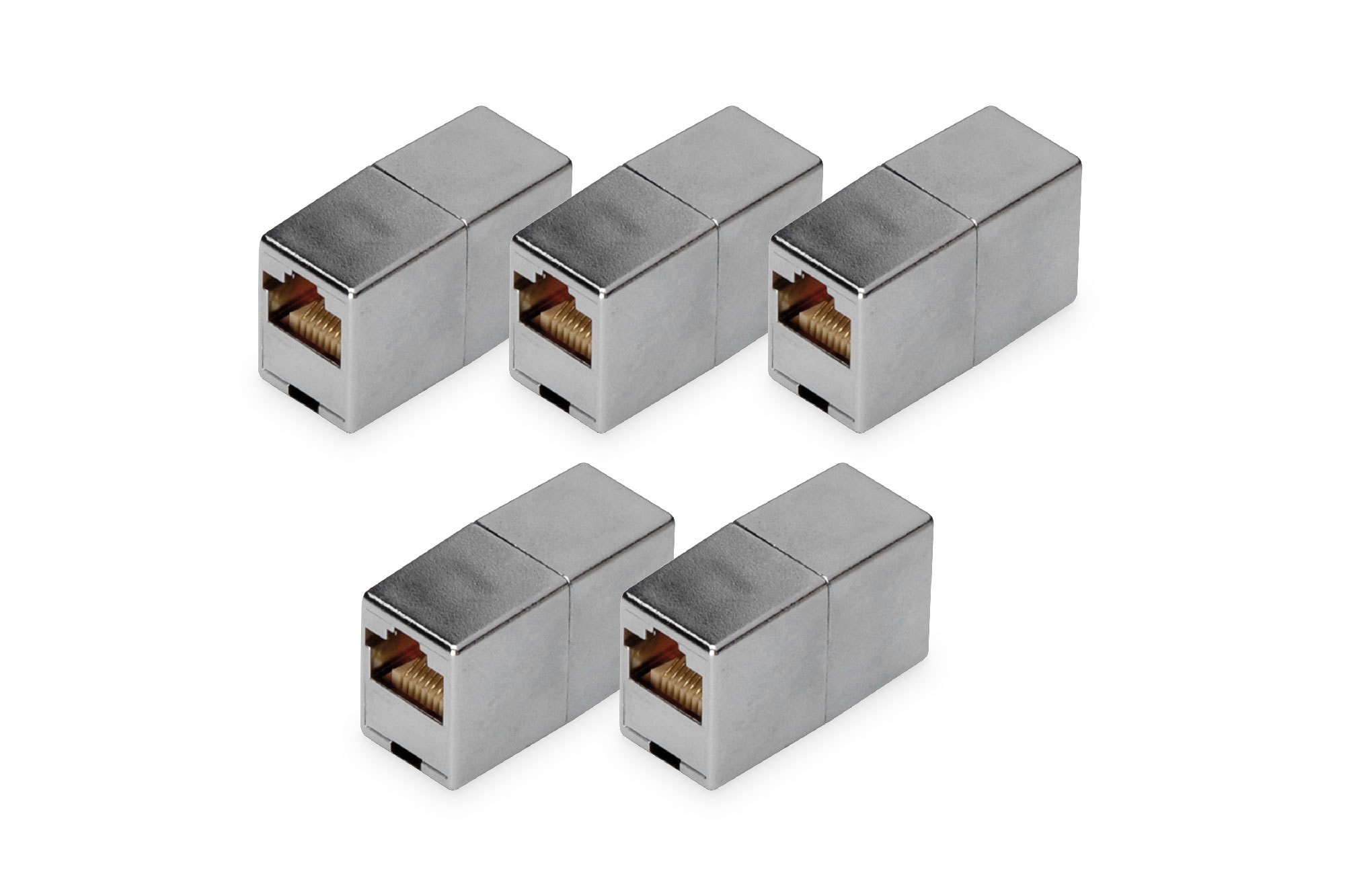 Accoppiamento Modulare Rj45 Cat 5E Classe D - 5 Pezzi