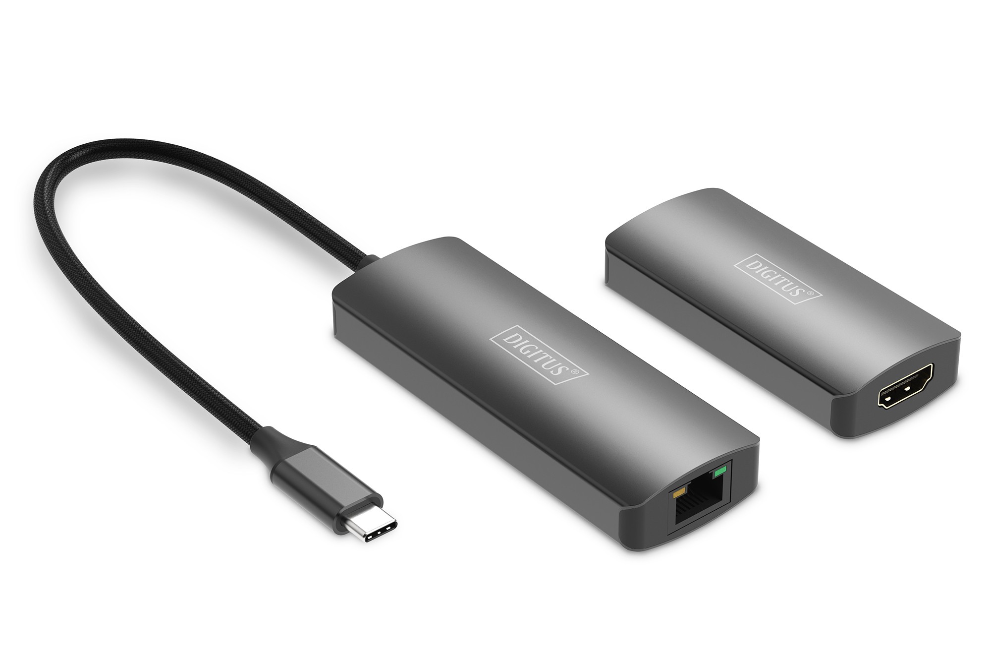Estensore Video Usb-C - Hdmi 4K/120Hz Cat6 30 M