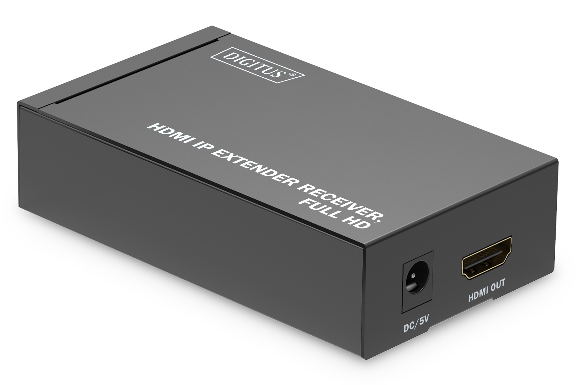 Digitus DS-55518 Estensore Hdmi / Splitter Hdmi - Full Hd 1080P 60 Hz - 120 M Via Cavo Lan / Illimitato Via Ethernet (Compatibile Con Ip) - Unità Di Ricezione Per DS-55517 - Hdcp 1.3