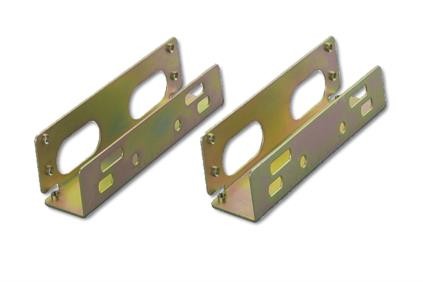 Coppia Frame Universale In Metallo Con Viti Hd 35  Per Montaggio Su Alloggiamenti 5.25