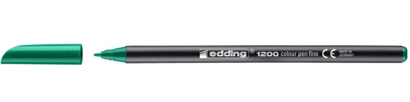 Edding 1200 marcatore Fine Verde 1 pz