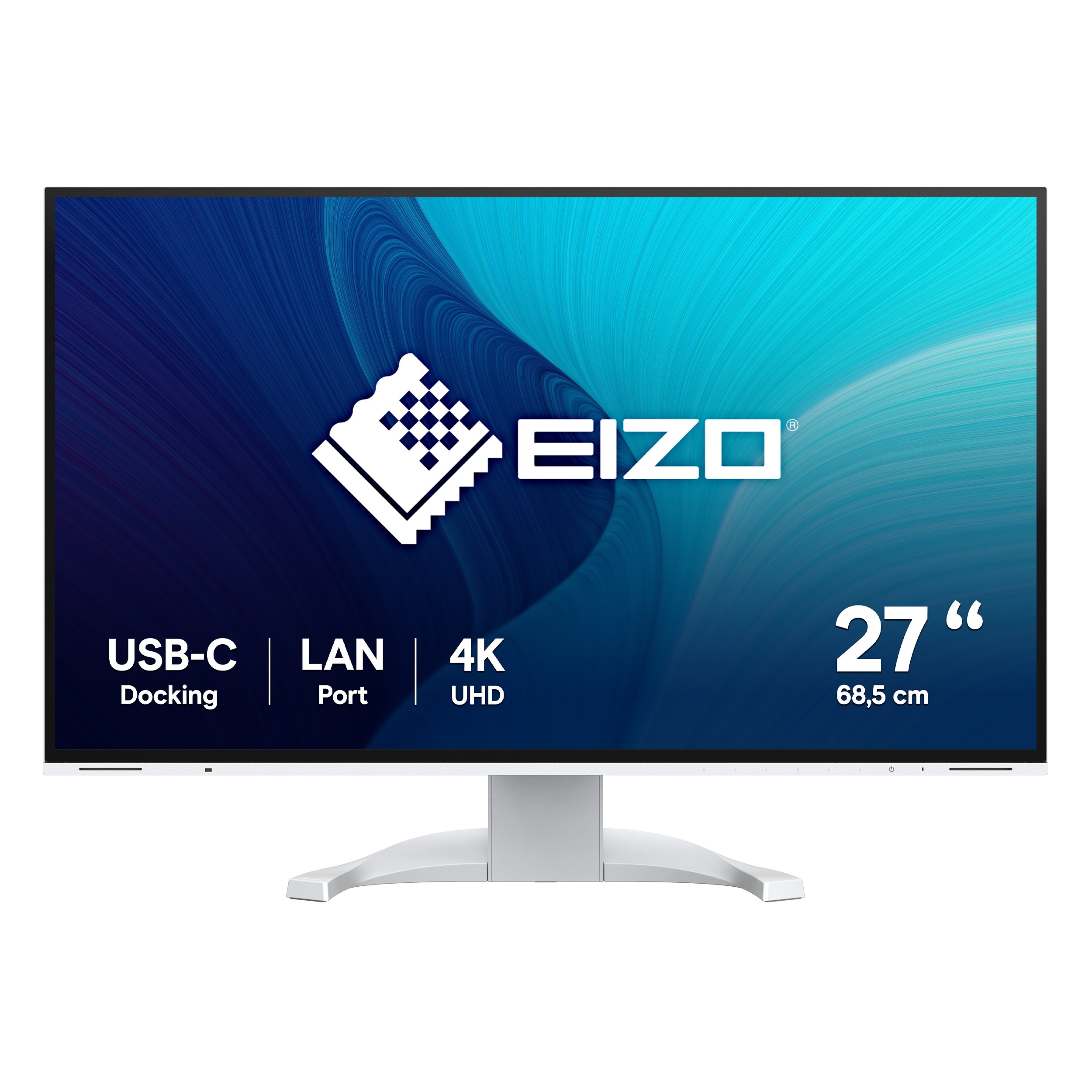 Eizo Monitor 27 Led Ips 16:9 4K Uhd 5Ms 350 Cdm Pivot Usb-C Dp/Hdmi Multimediale Flexscan Ev27