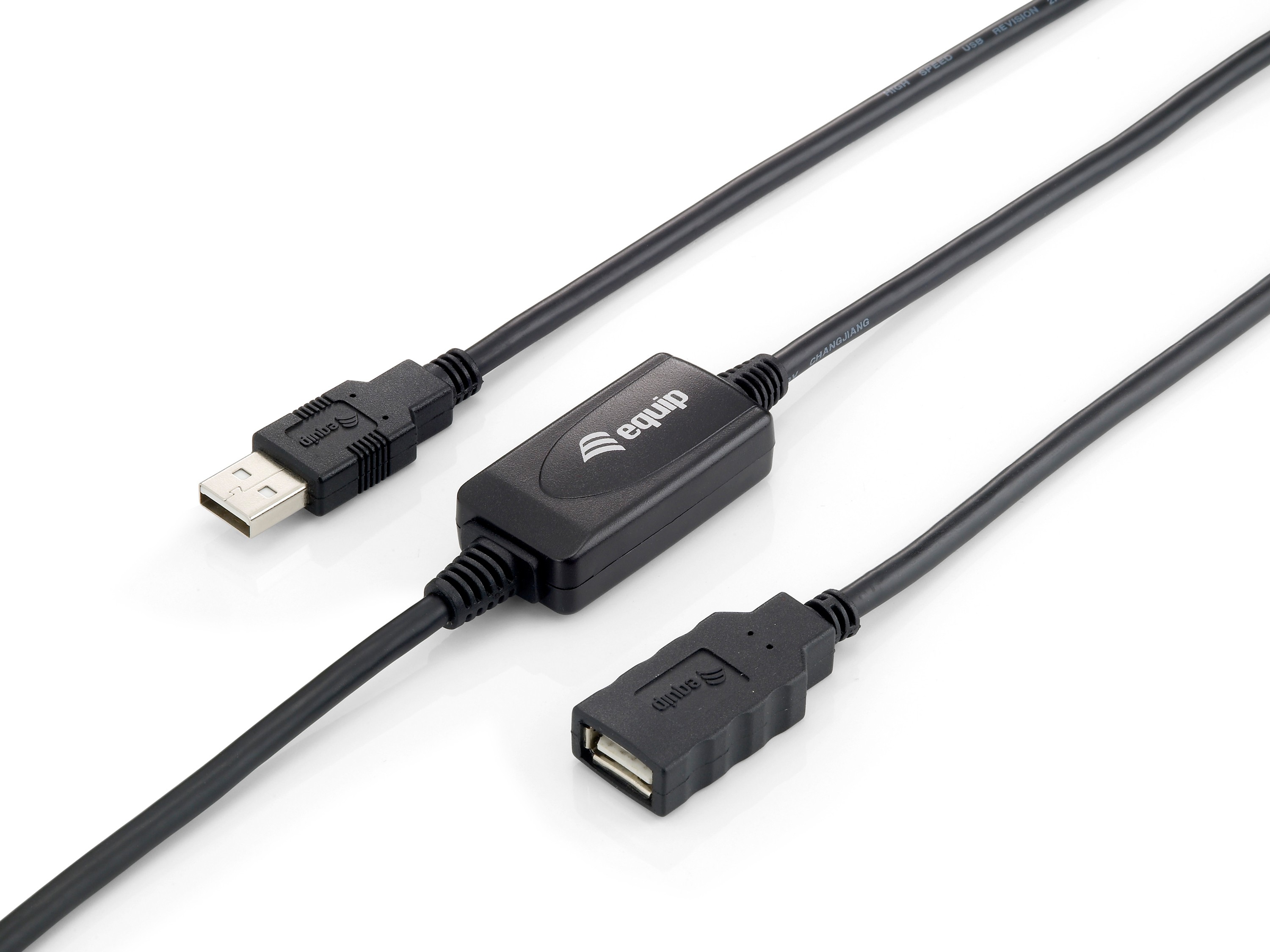 Equip 133310 cavo USB 10 m USB 2.0 USB A Nero