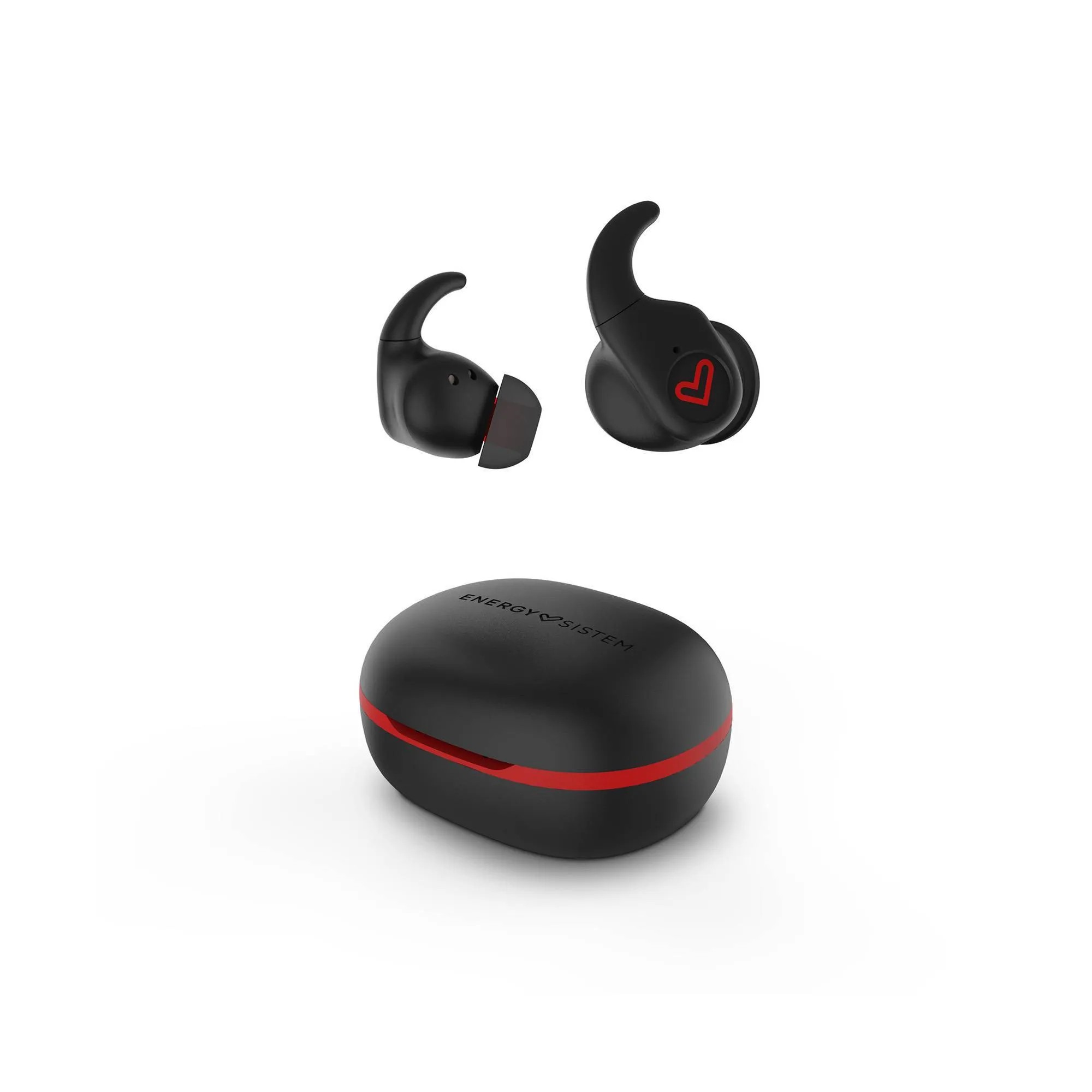 Energy Sistem Cuffie Sportive Freestyle (Bluetooth® 5.3, True Wireless Stereo, Secure Fit+, IPX5, Esmart Connect App) - Nero