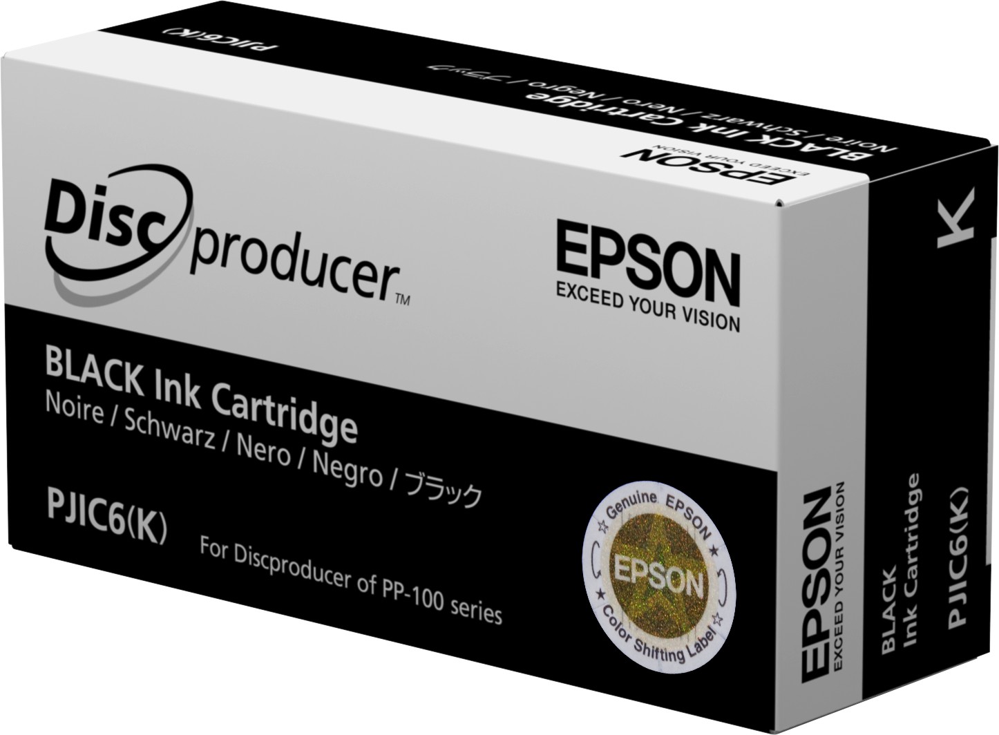 ORIGINALE Epson Cartuccia d'inchiostro nero C13S020693 PJIC7(K) 324ml