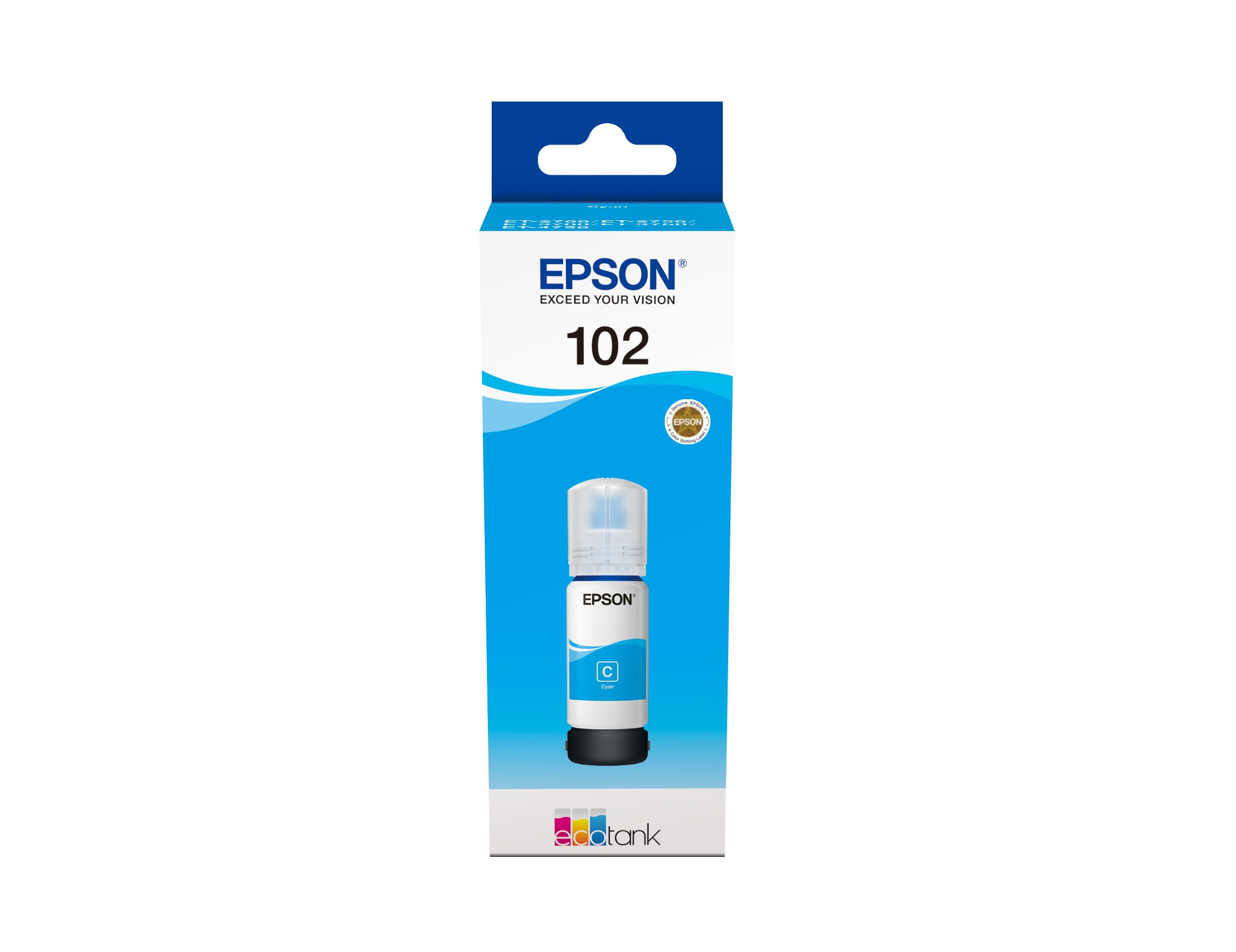 Originale Epson Flacone Ecotank Ciano 70Ml 102