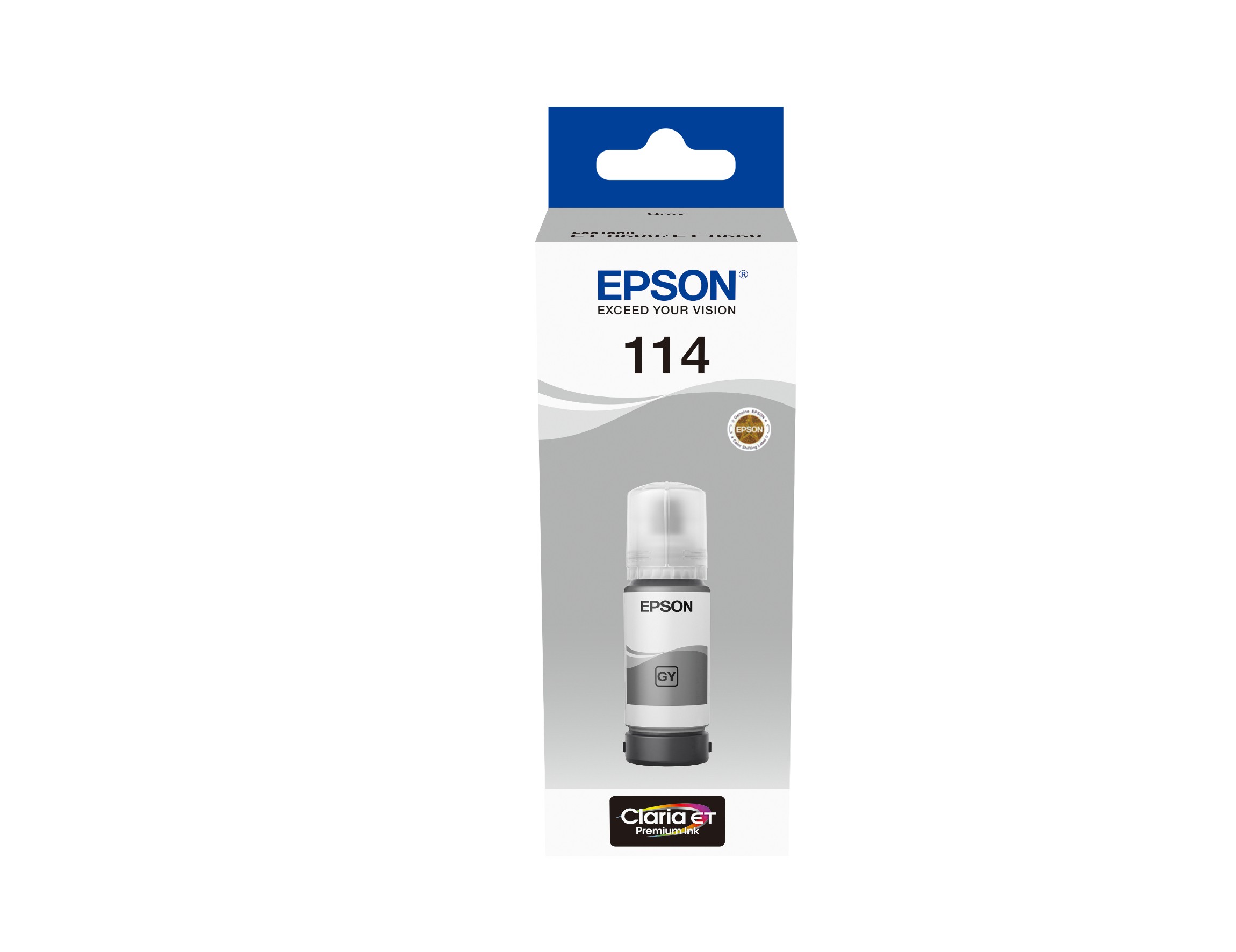 Flacone di inchiostro grigio Epson 114 EcoTank