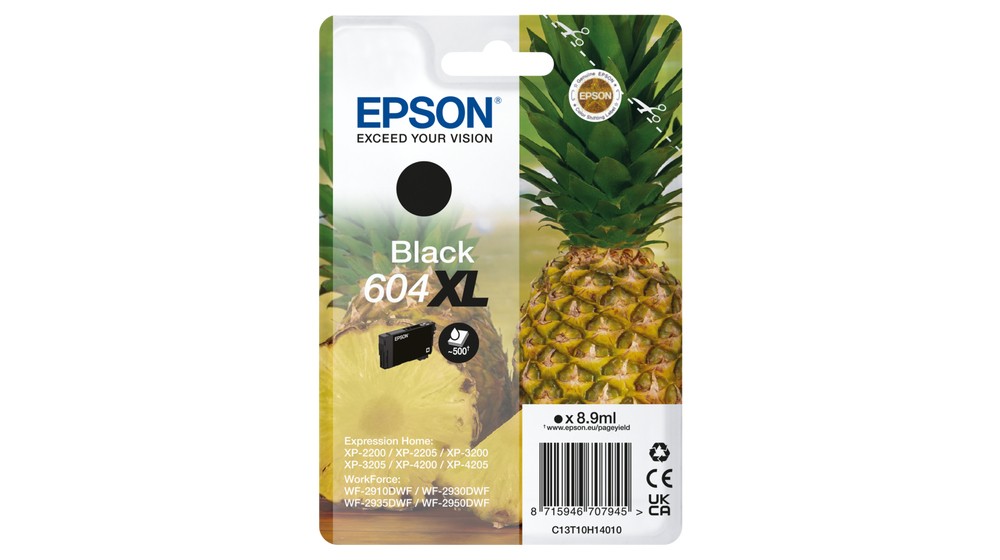 Epson Cart. Ink Nero Ananas 604Xl