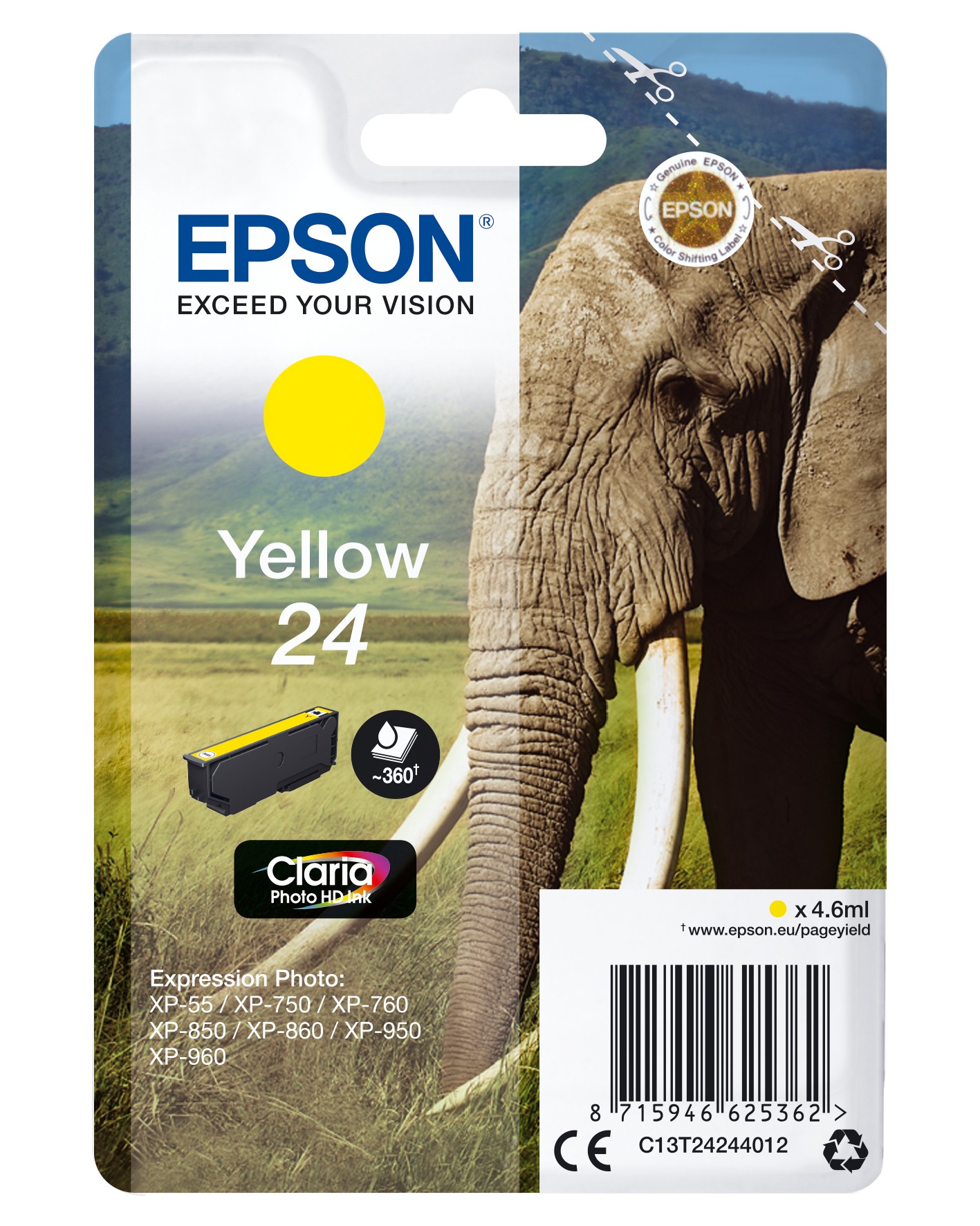 Epson Elephant Cartuccia Giallo