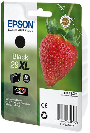 ORIGINALE Epson Cartuccia d'inchiostro nero C13T29914012 29 XL 470 pagine XL