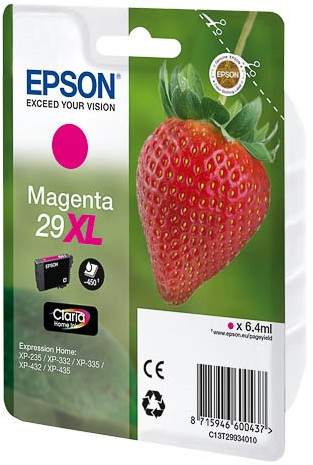Epson Strawberry Cartuccia Fragole Magenta Inchiostri Claria Home 29XL