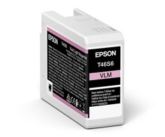 ORIGINALE Epson Cartuccia d'inchiostro magenta (chiaro) C13T46S60N T46S6 25ml