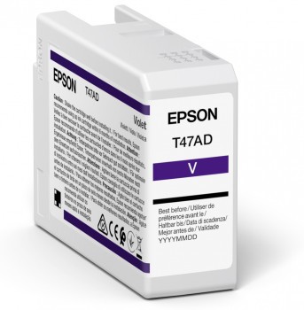 ORIGINALE Epson Cartuccia d'inchiostro Violetto C13T47AD00 T47AD 50ml