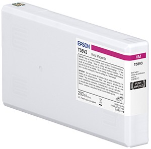 ORIGINALE Epson Cartuccia d'inchiostro magenta C13T55W300 T55W3 200ml