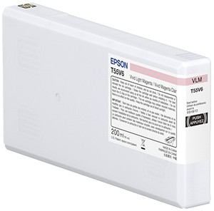 ORIGINALE Epson Cartuccia d'inchiostro magenta (chiaro) C13T55W600 T55W6 200ml