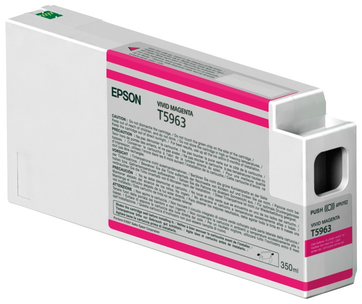 ORIGINALE Epson Cartuccia d'inchiostro magenta C13T596300 T5963 350ml cartuccia Ultra Chrome HDR