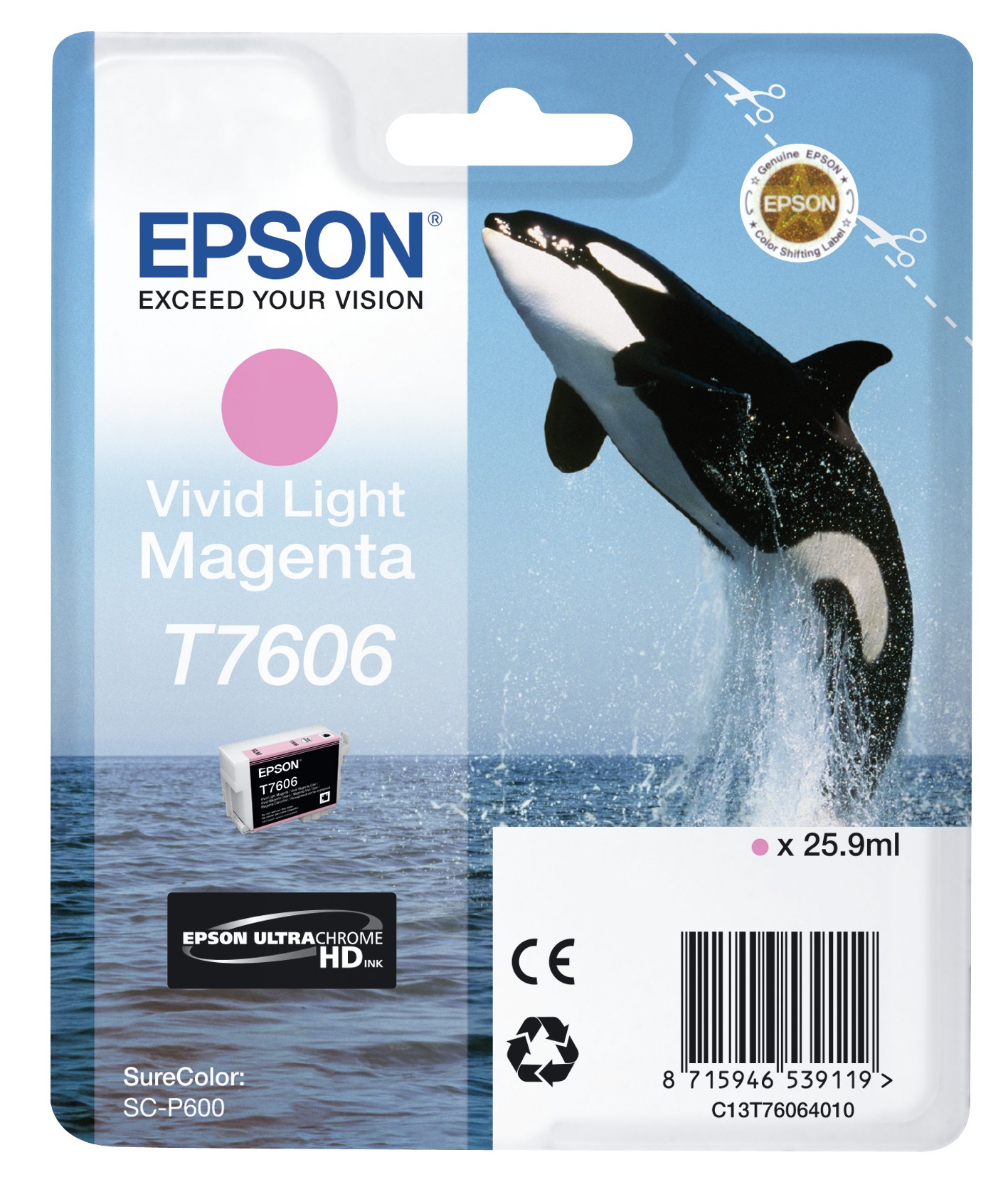 Epson Vivid Magenta chiaro T7606