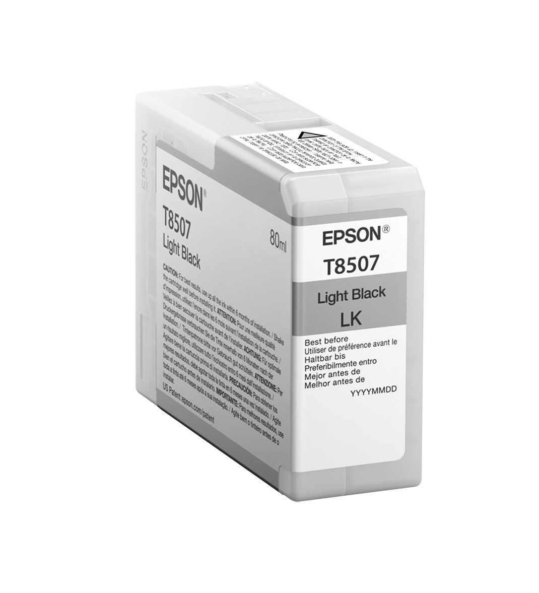 ORIGINALE Epson Cartuccia d'inchiostro nero C13T850700 T8507 80ml