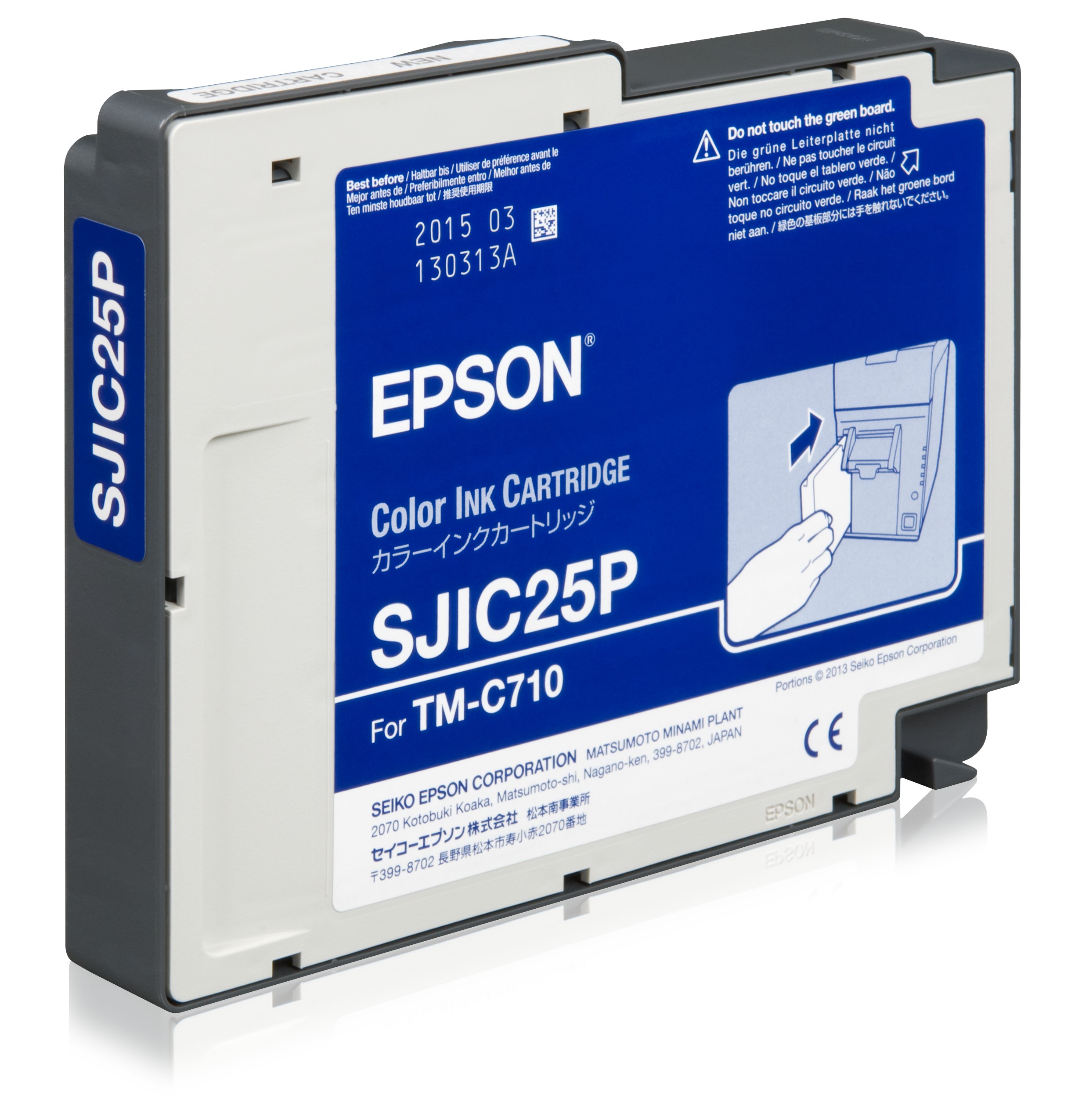 ORIGINALE Epson Cartuccia d'inchiostro nero C33S020591 SJIC25P SJIC25P Ink Cartridge