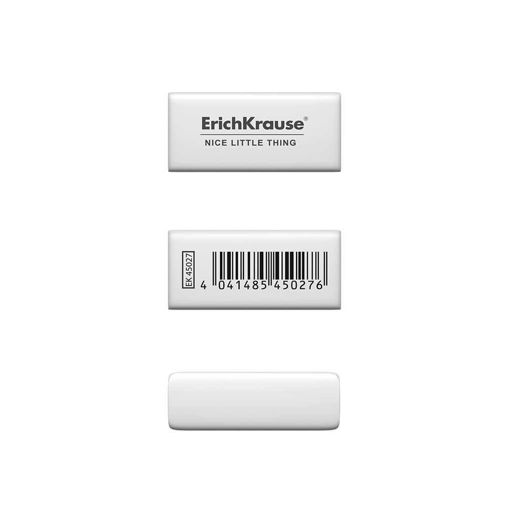 ErichKrause Nice Little Thing gomma per cancellare Gomma termoplastica (TPR) Bianco 1 pz
