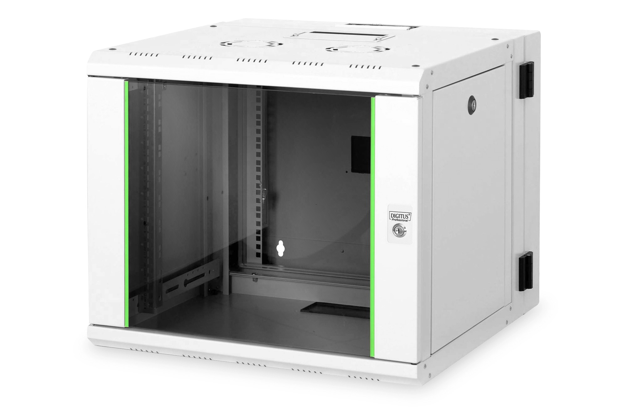 Armadio 9 unità  da muro linea soho (A)470 X (L)600 X (P)610 MM con doppia sezione colore grigio chiaro RAL7035