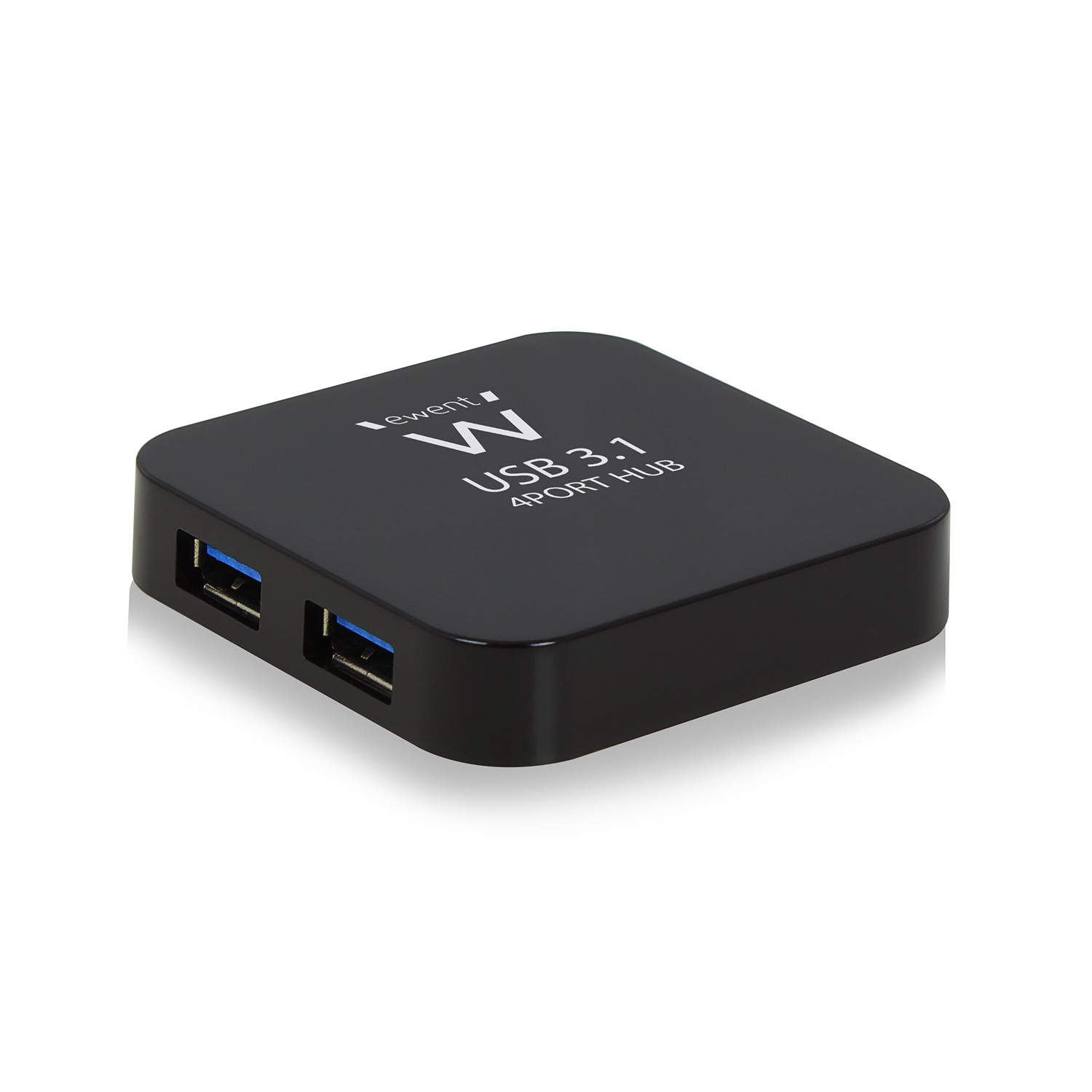 Ewent EW1134 hub di interfaccia USB 3.2 Gen 2 (3.1 Gen 2) Type-A 5000 Mbit/s Nero