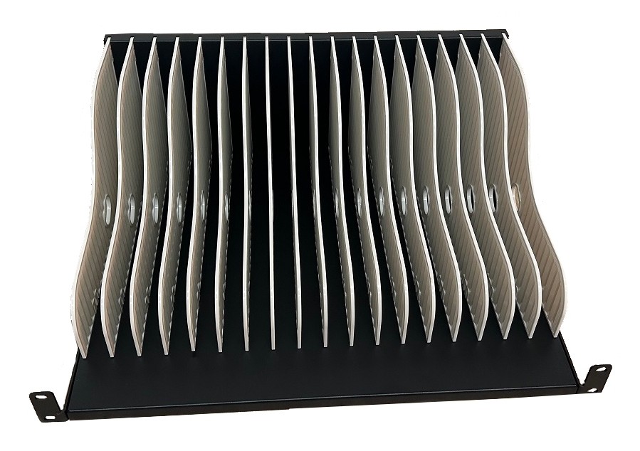 Ewent EW1720 organizzatore per stazioni di carica Acrilonitrile butadiene stirene (ABS) Metallo Plastica Nero Bianco