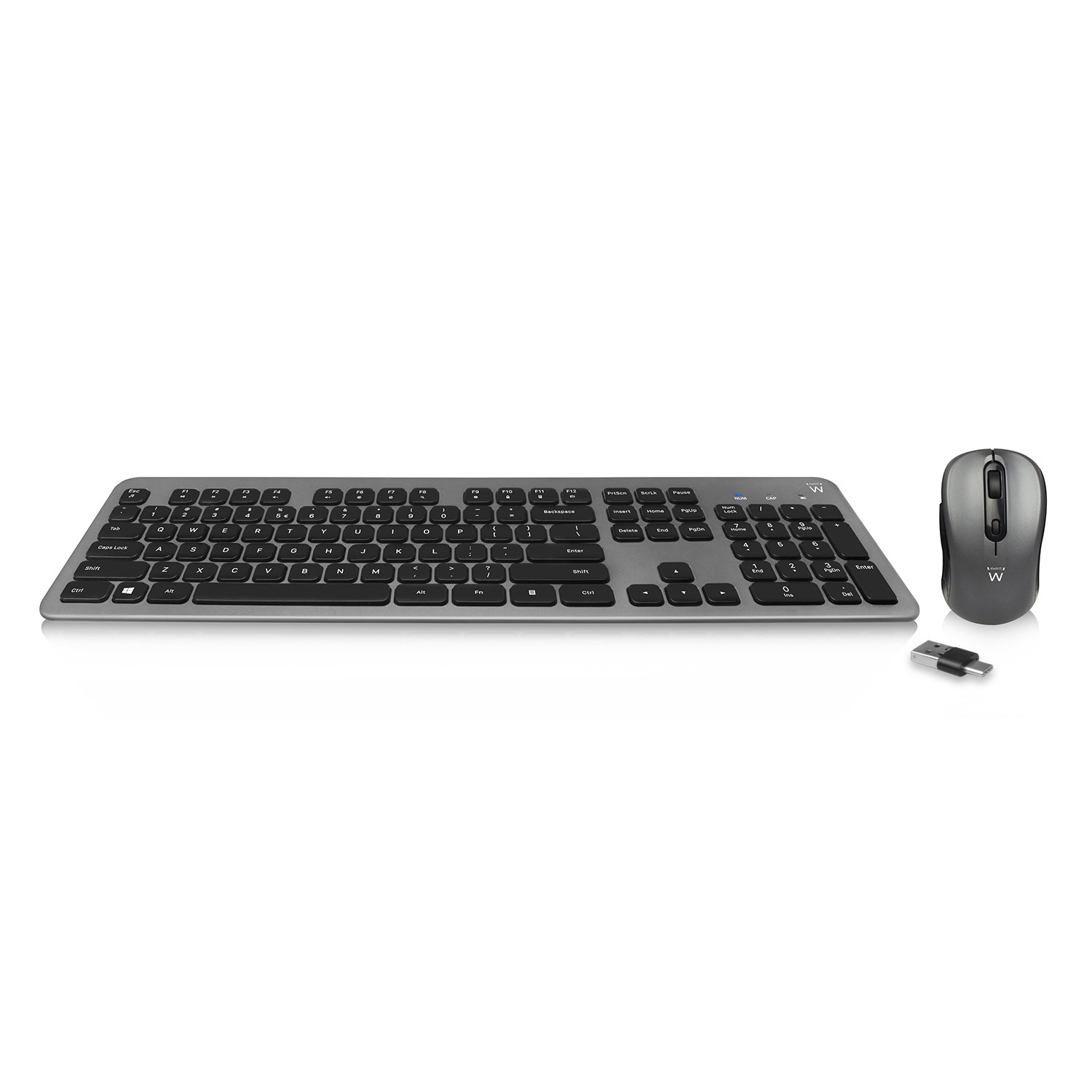 Ewent EW3272 tastiera Mouse incluso Universale RF Wireless QWERTY Spagnolo Nero