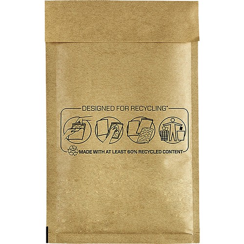 Fellowes Bankers Confezione da 10 Sacchetti di Bolla Imbottiti 120x210 mm