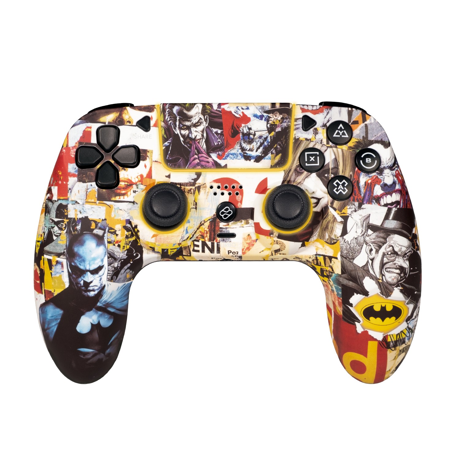FR-TEC BATPS4GP periferica di gioco Multicolore Bluetooth Gamepad Analogico/Digitale PC PlayStation 4