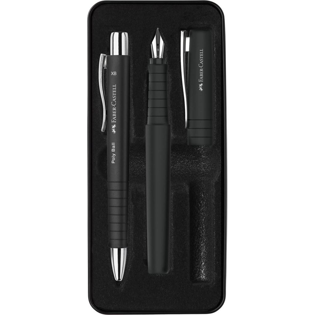 Faber-Castell Poly Ball Set Nero 3 pz