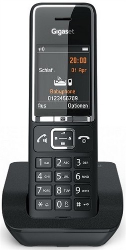 Gigaset COMFORT 550 Telefono DECT Identificatore di chiamata Nero