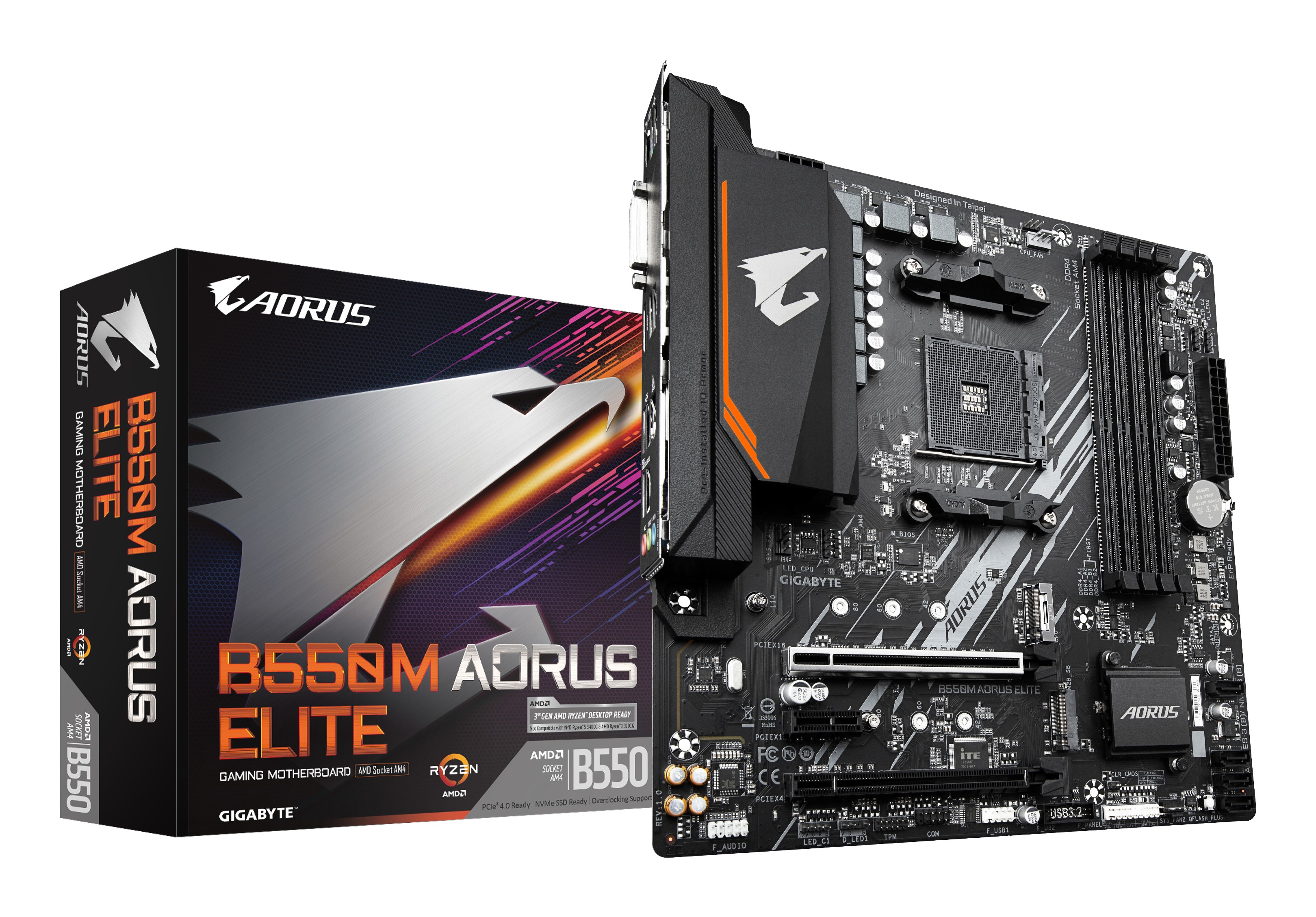 Gigabyte B550M AORUS ELITE Presa AM4 micro ATX AMD B550