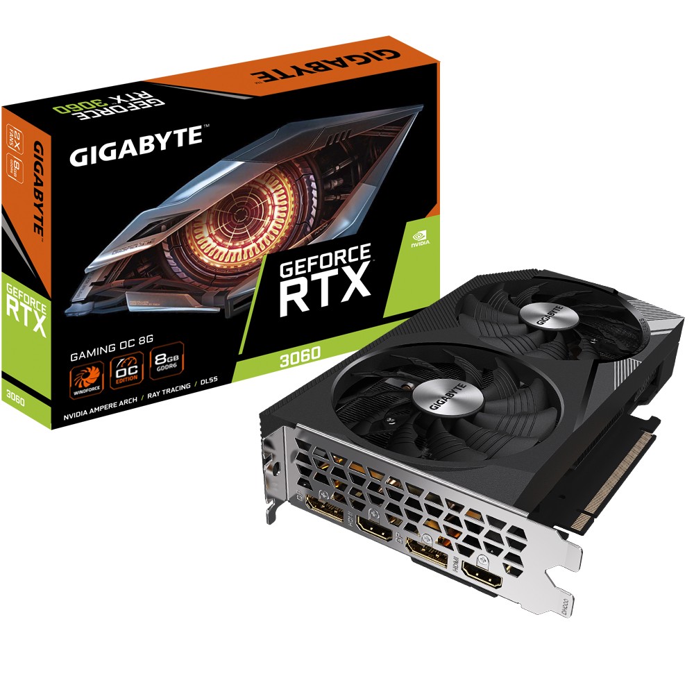 Gigabyte GeForce RTX 3060 WindForce V2 OC 8GB