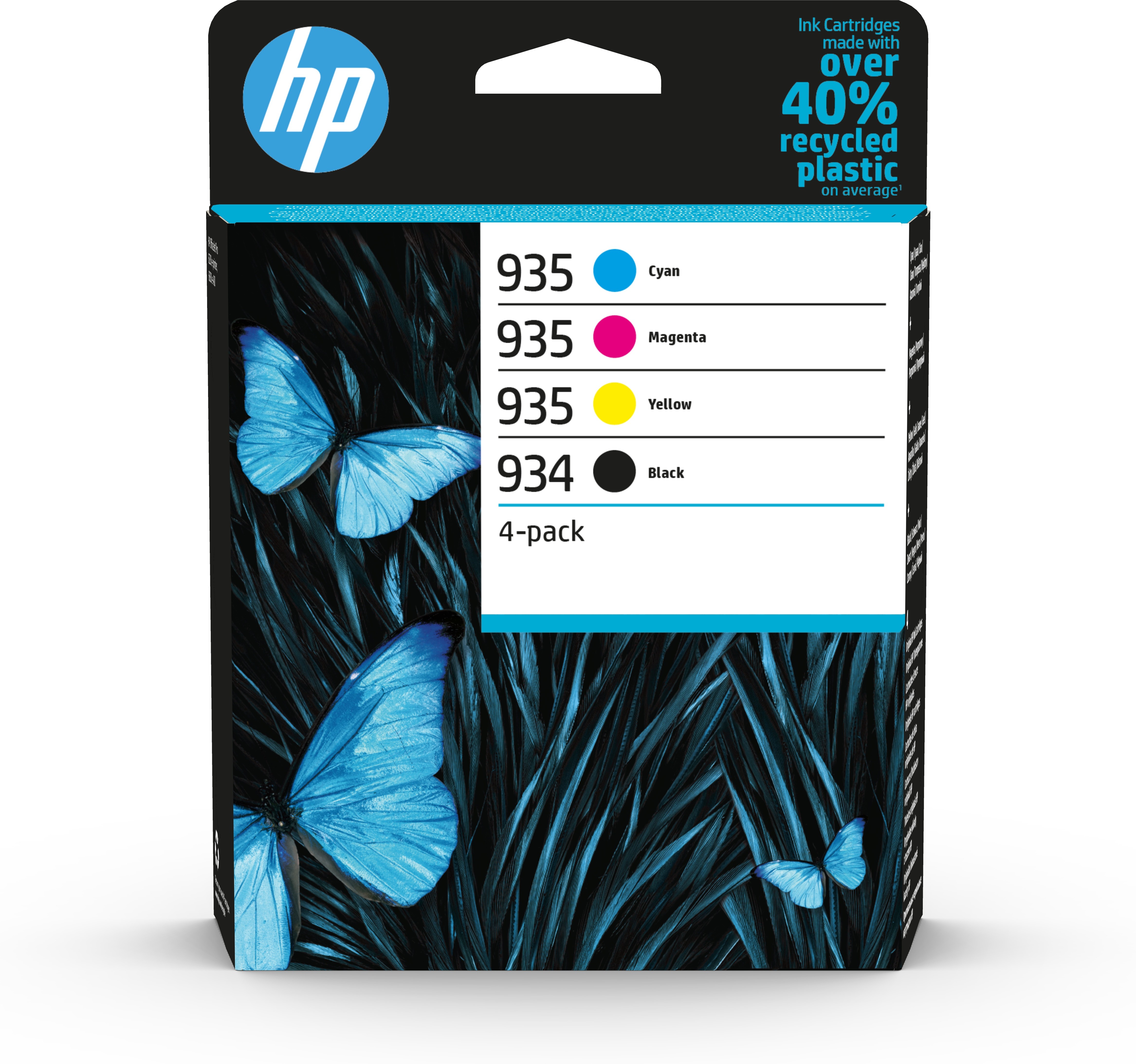 ORIGINALE HP Multipack nero / ciano / magenta / giallo 6ZC72AE 934 / 935