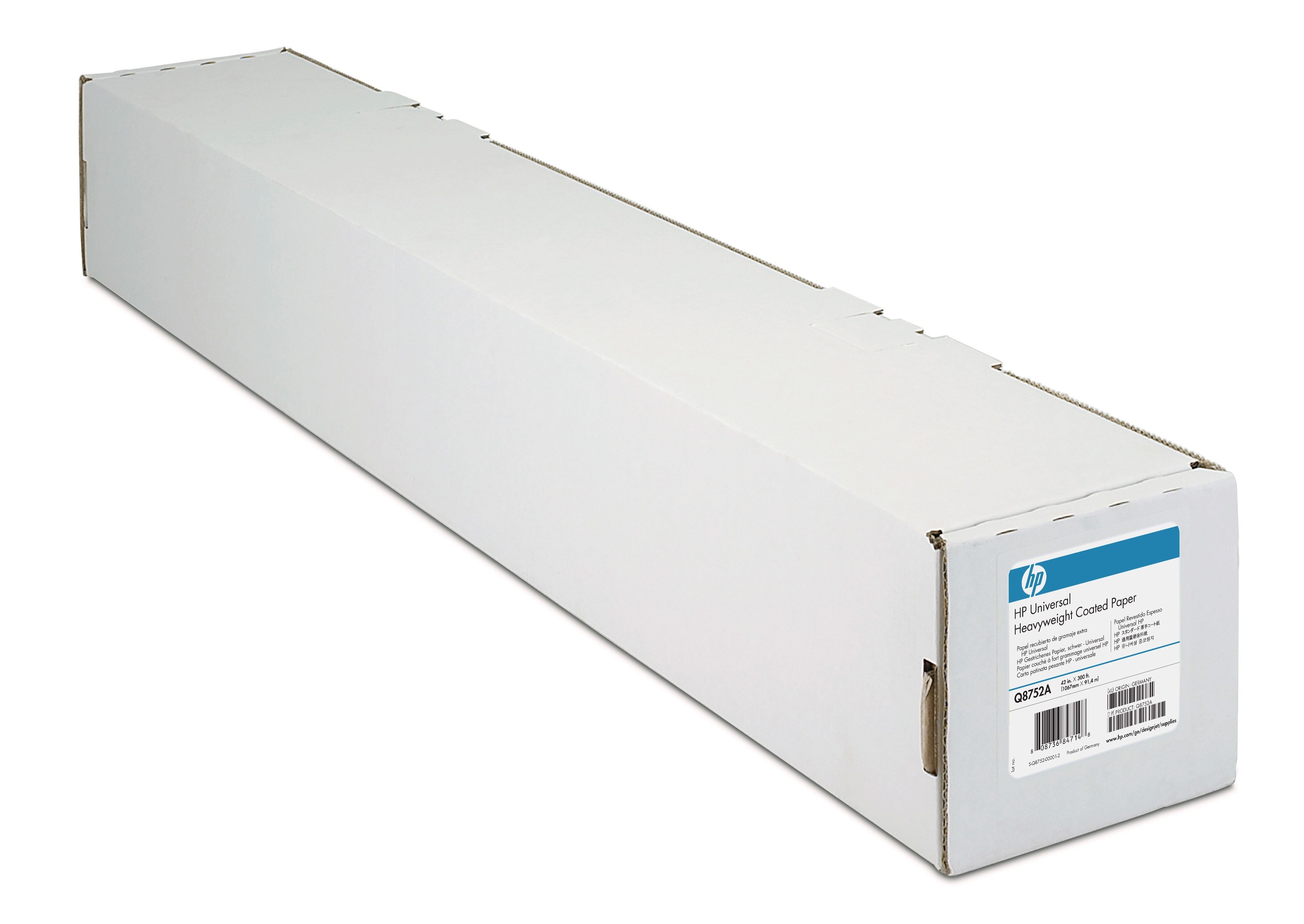 ORIGINALE HP Carta Bianco C6980A Coated Paper 914 mm x 91.4 m 90 g/m? Opaca Fibra di legno