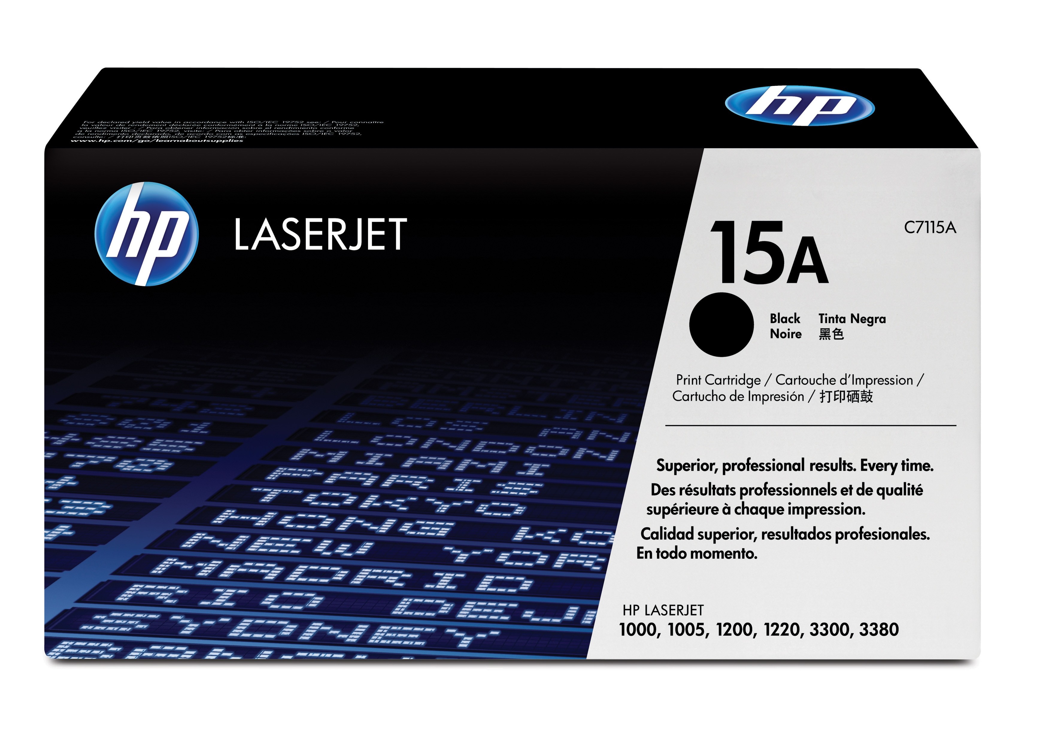 ORIGINALE HP toner nero C7115A 15A 2500 pagine
