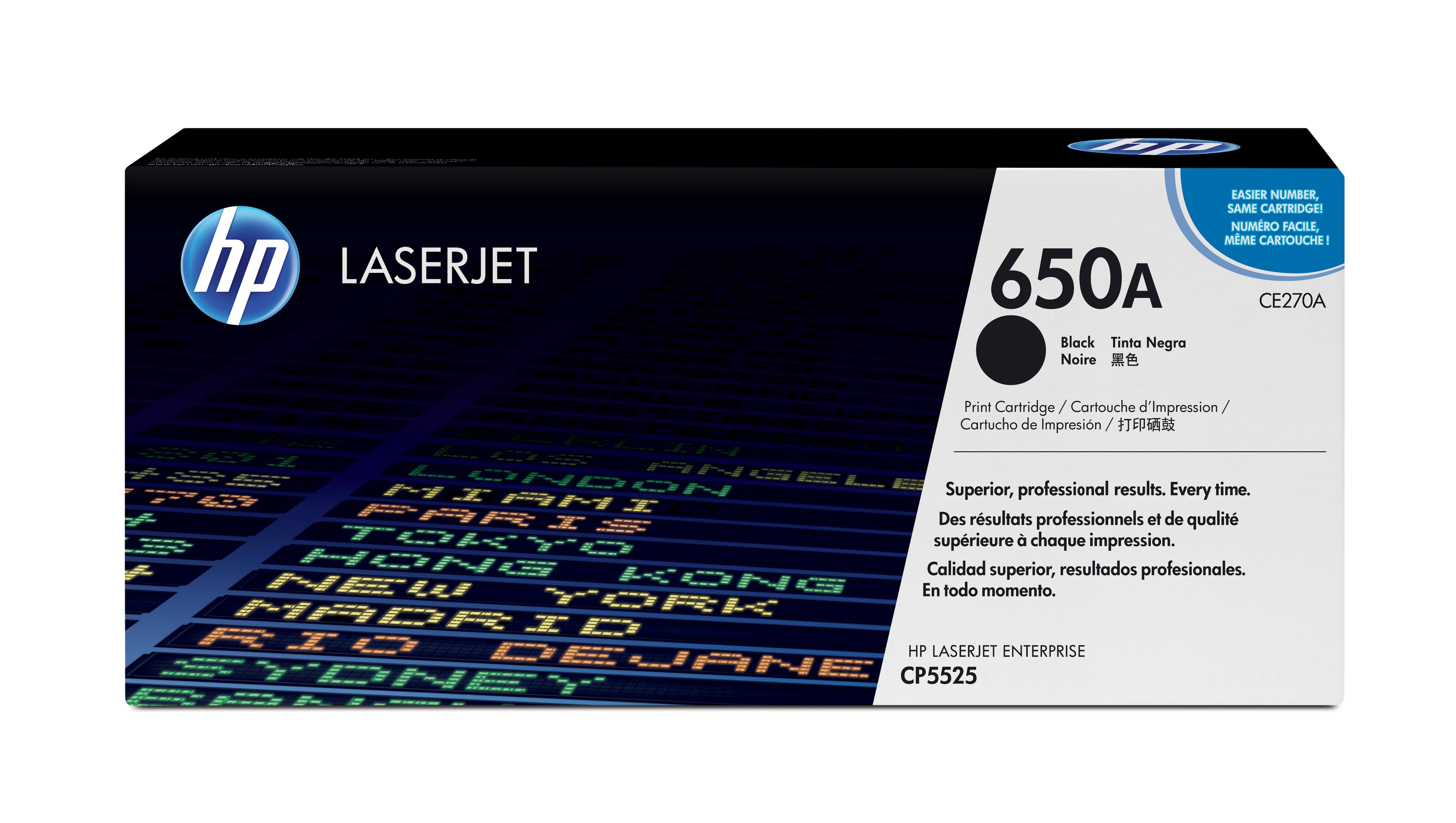 ORIGINALE HP toner nero CE270A 650A 13500 pagine