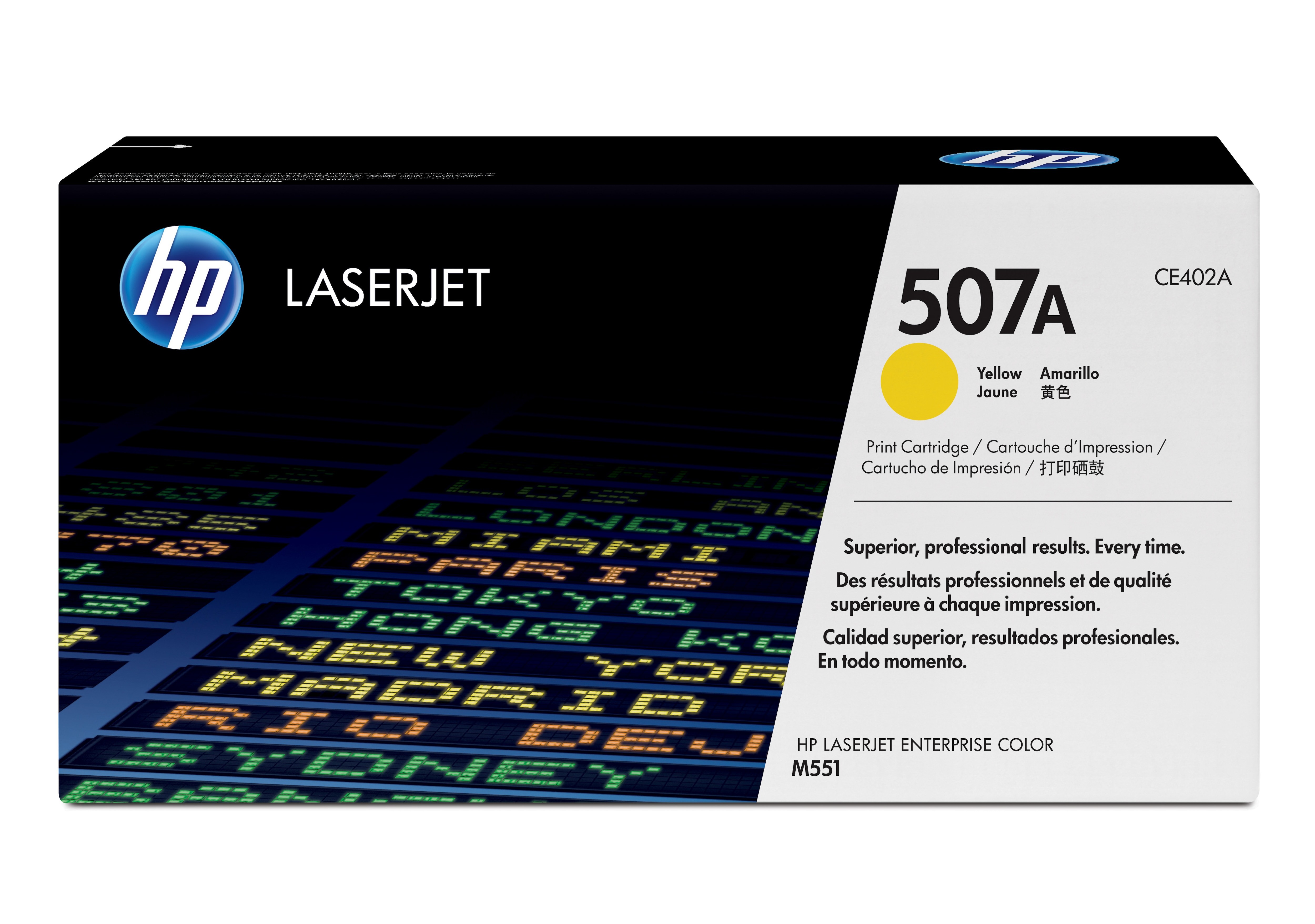 ORIGINALE HP toner giallo CE402A 507A 6000 pagine