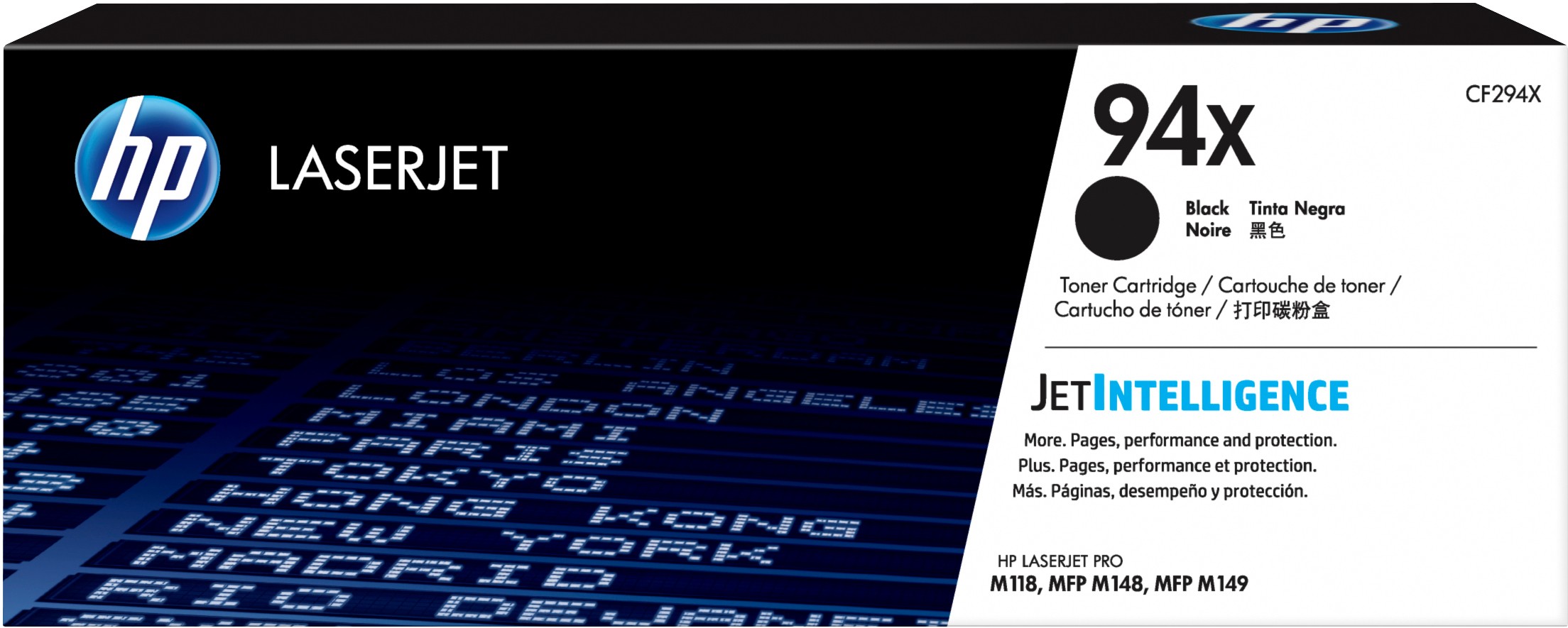 ORIGINALE HP toner nero CF294X 94X 2800 pagine