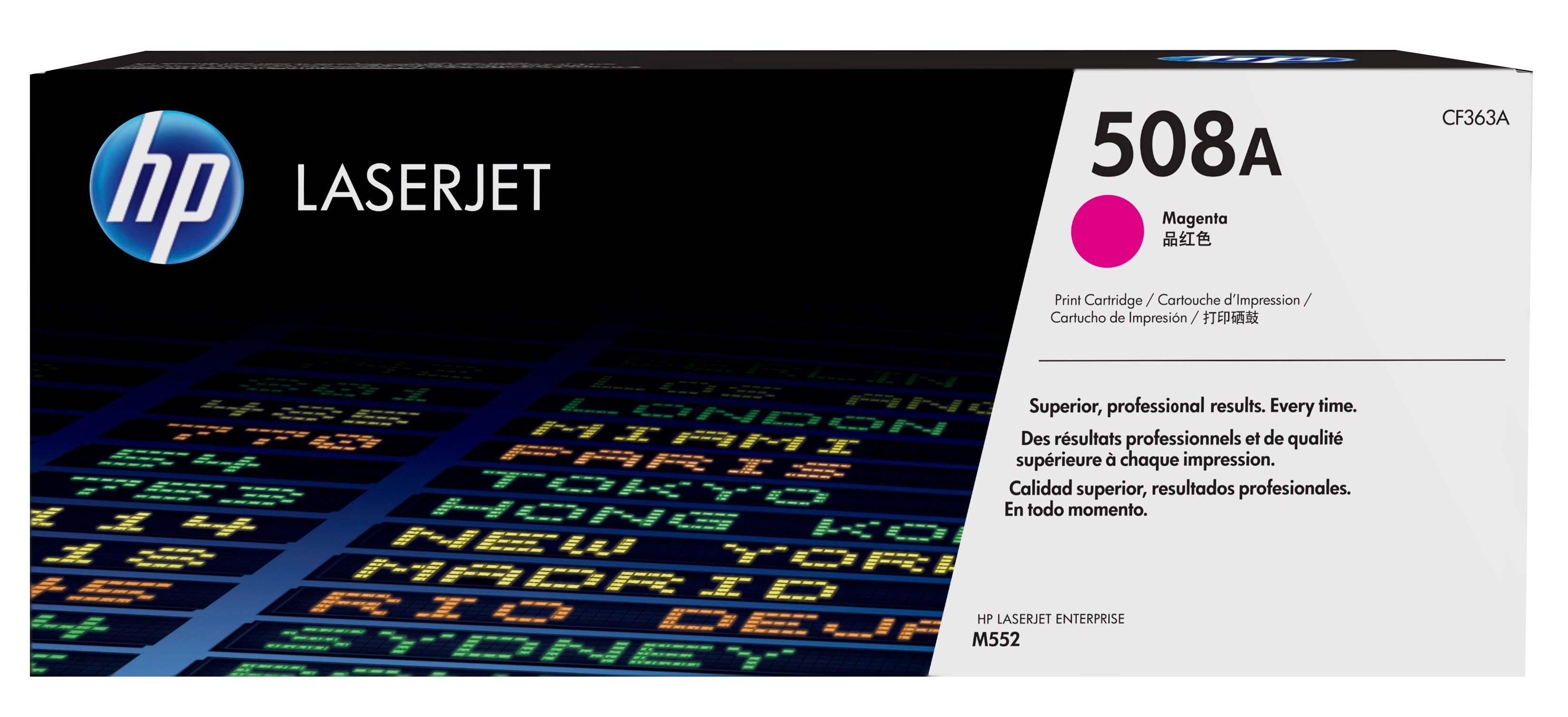 ORIGINALE HP toner magenta CF363A 508A 5000 pagine standard