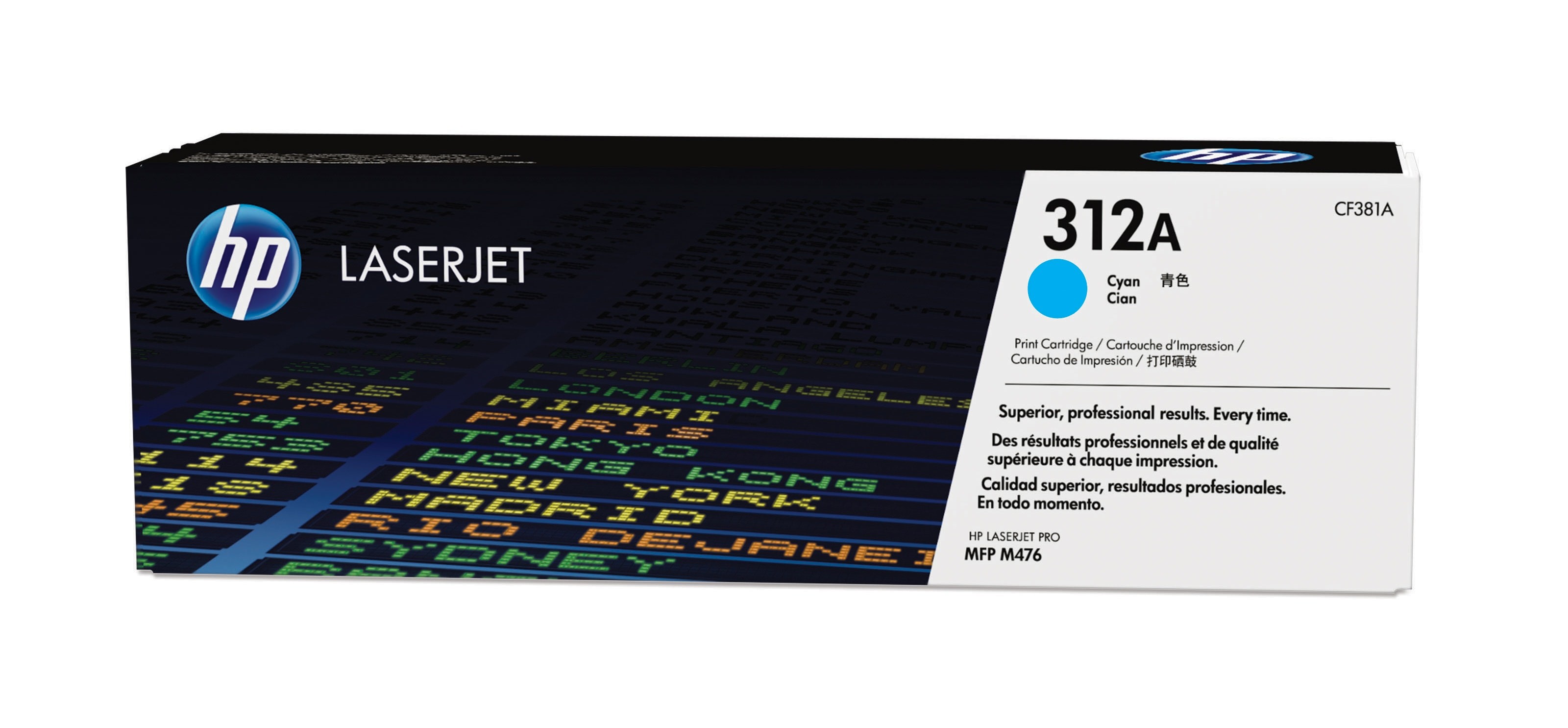 ORIGINALE HP toner ciano CF381A 312A 2700 pagine