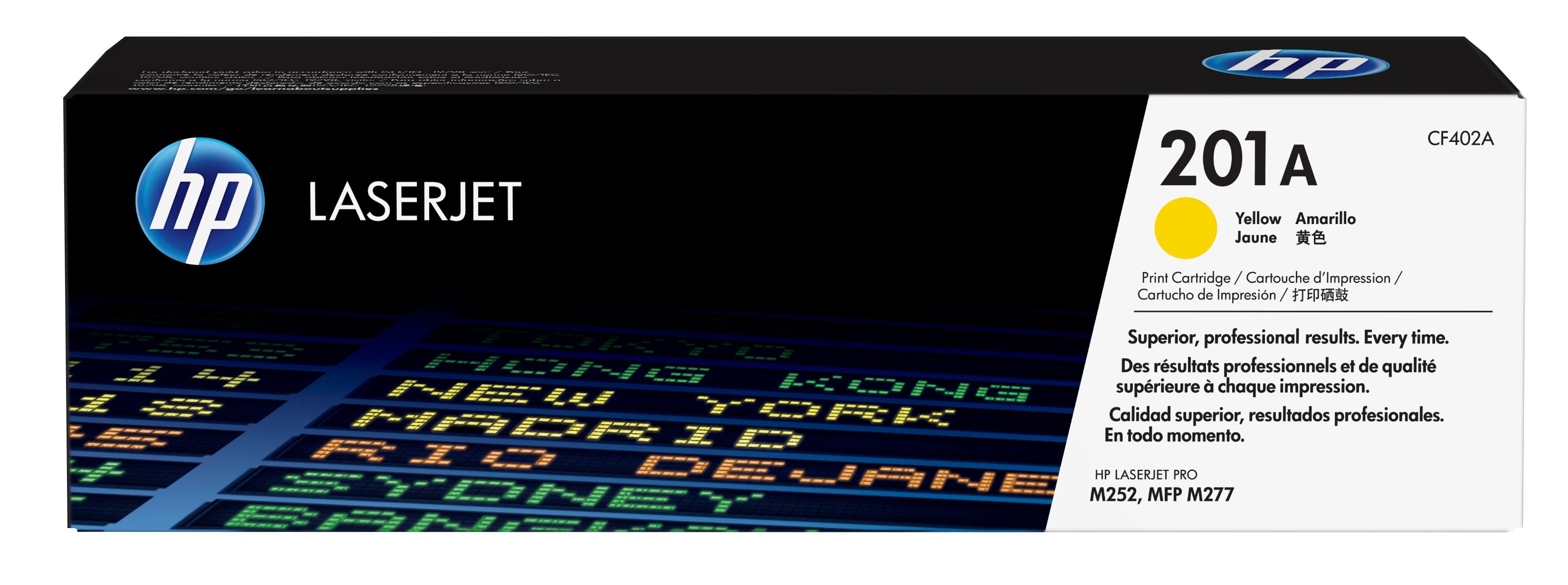 ORIGINALE HP toner giallo CF402A 201A 1330 pagine standard