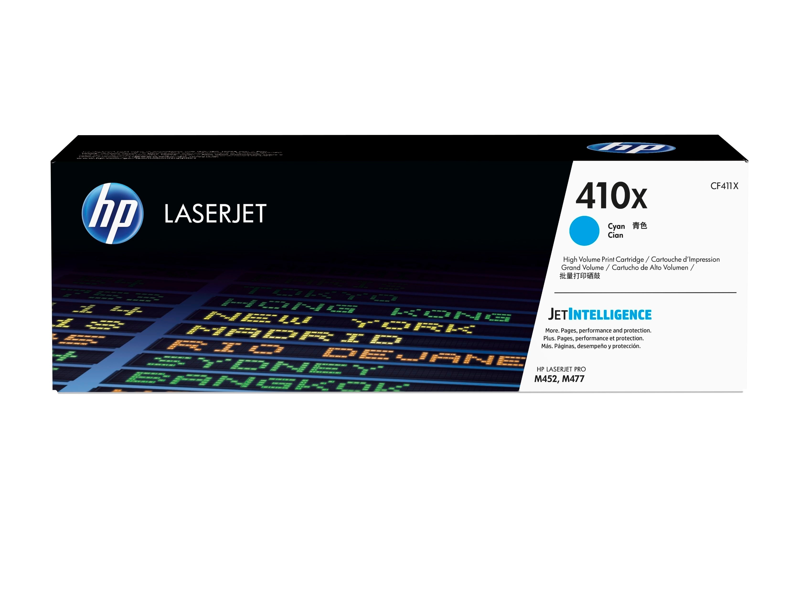 ORIGINALE HP toner ciano CF411X 410X 5000 pagine elevata capacit?