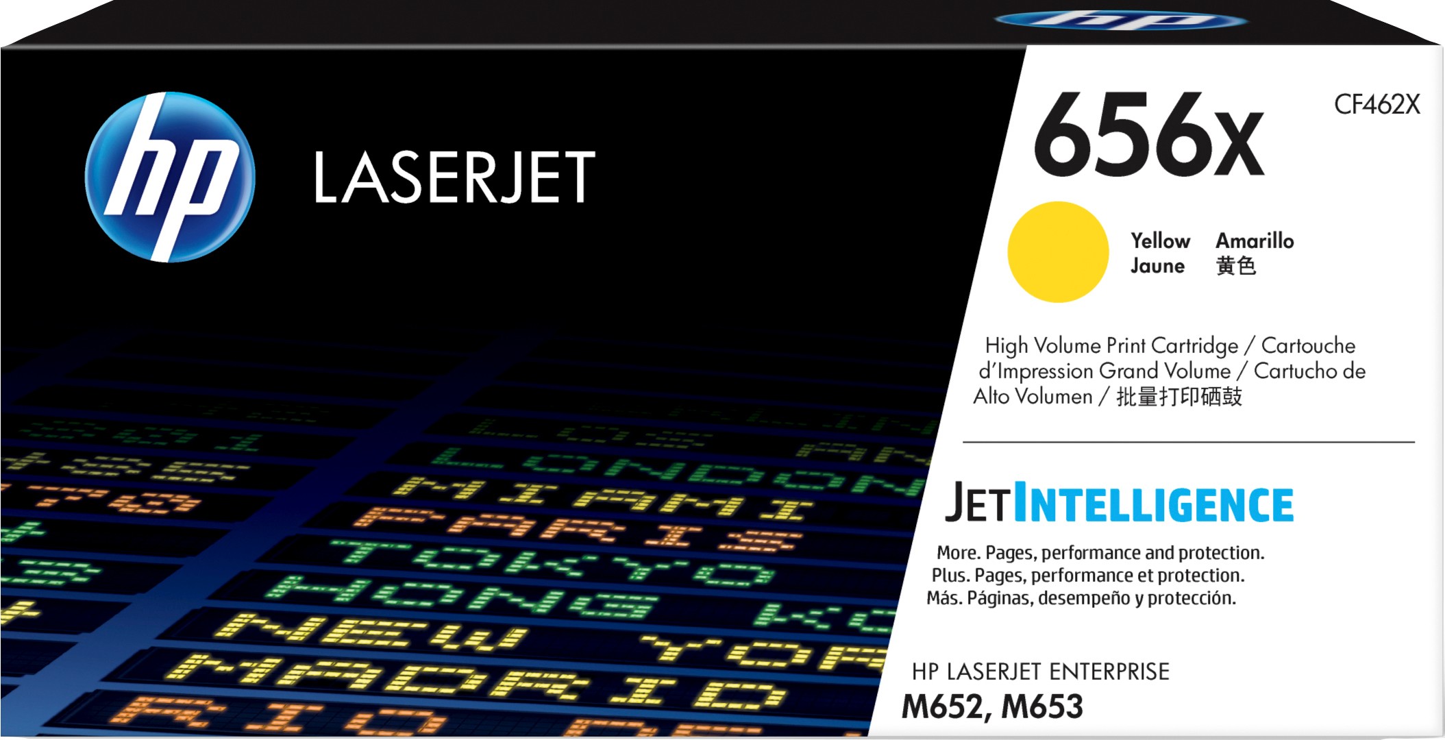 ORIGINALE HP toner giallo CF462X 656X 22000 pagine