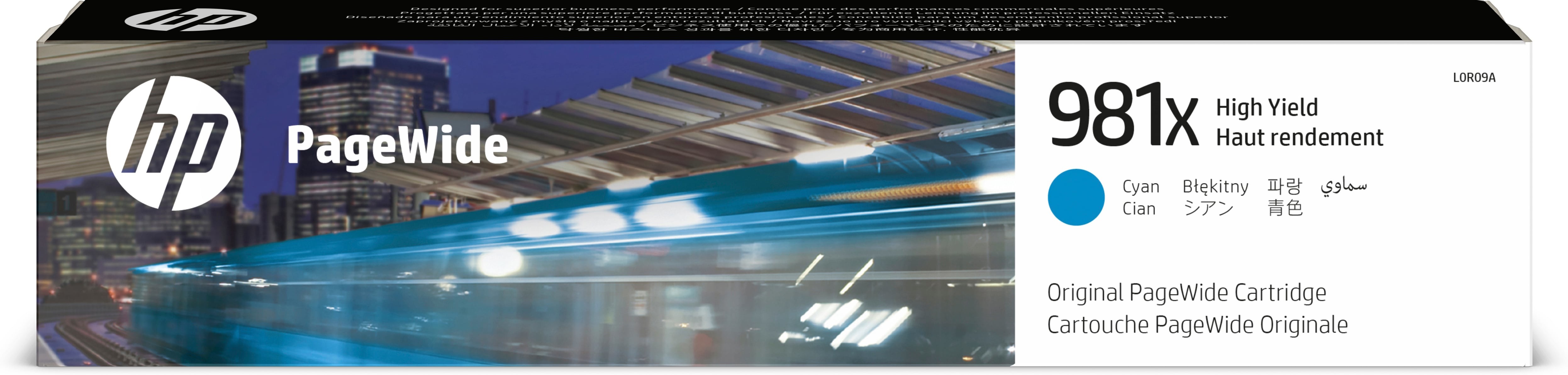 ORIGINALE HP Cartuccia d'inchiostro ciano L0R09A 981X 10000 pagine