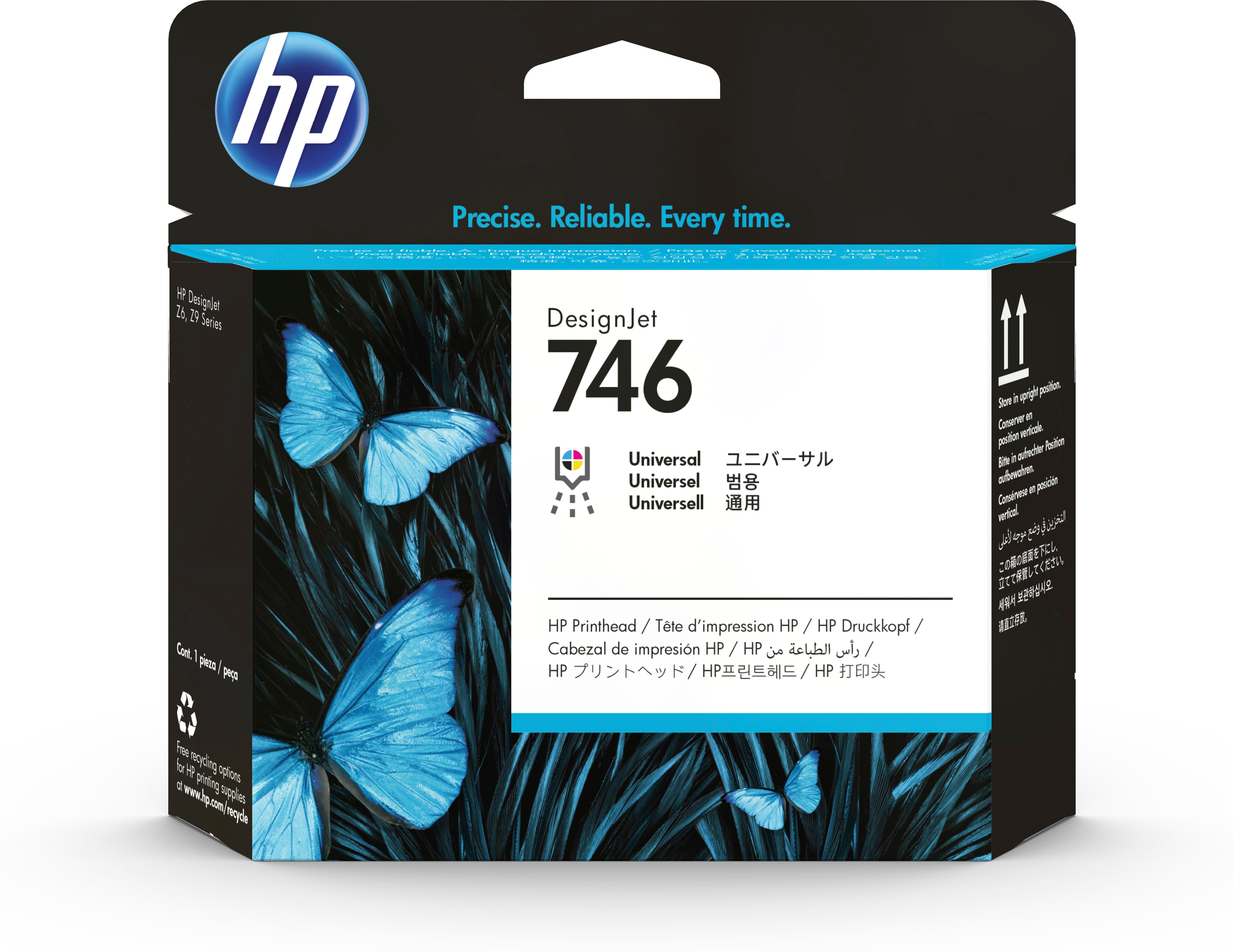 ORIGINALE HP Testina per stampa differenti colori P2V25A 746